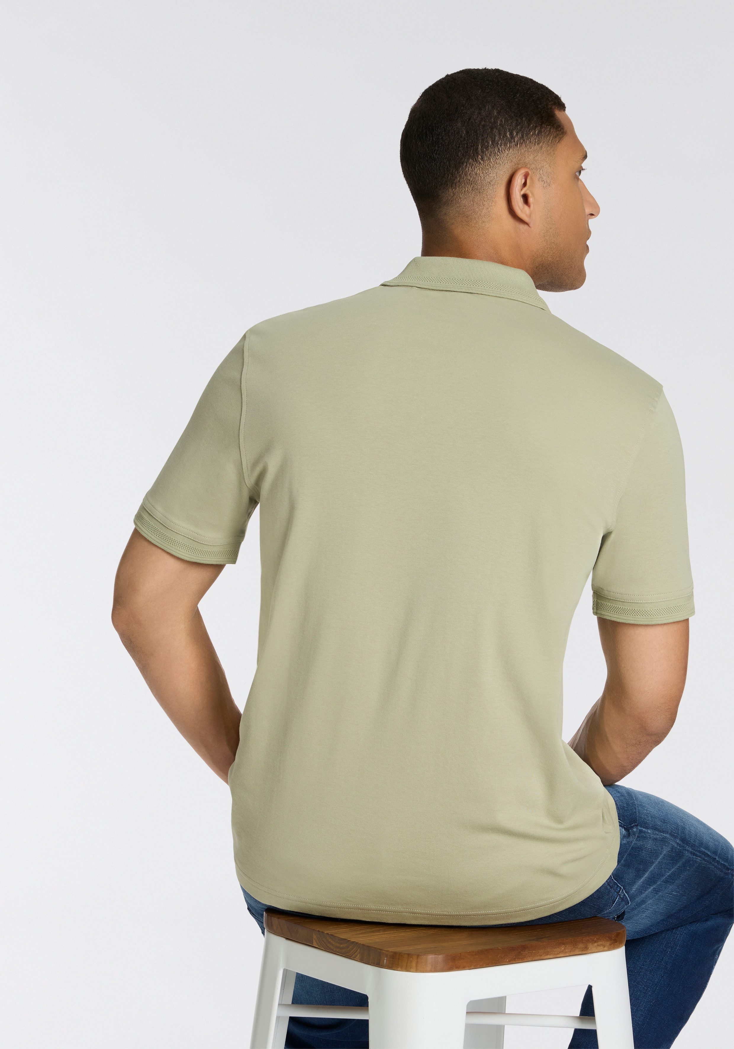 Boss Orange Poloshirt Pe met een polokraag