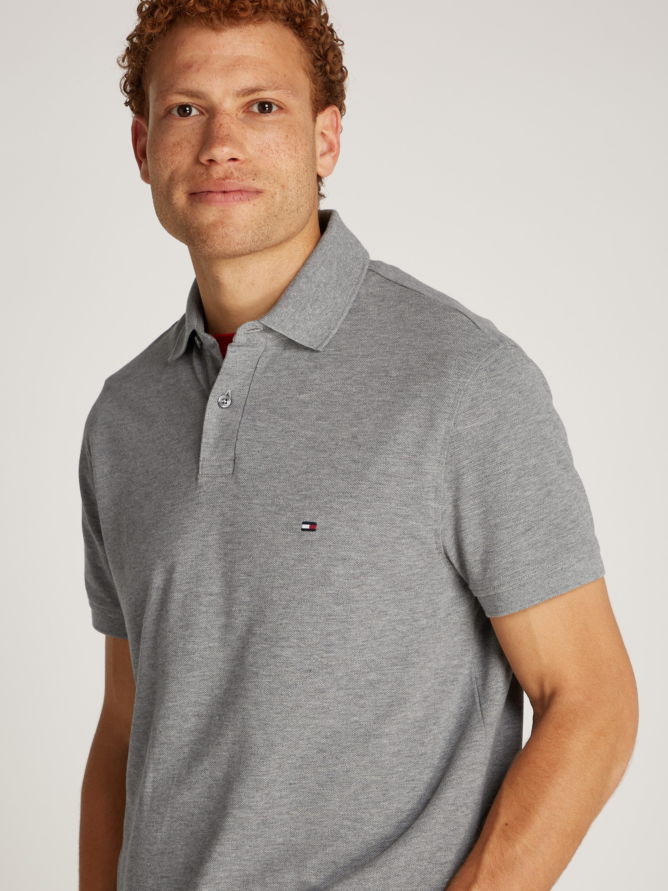 Tommy Hilfiger Poloshirt 1985 REGULAR POLO met tommy hilfiger contraststrepen in de kraag