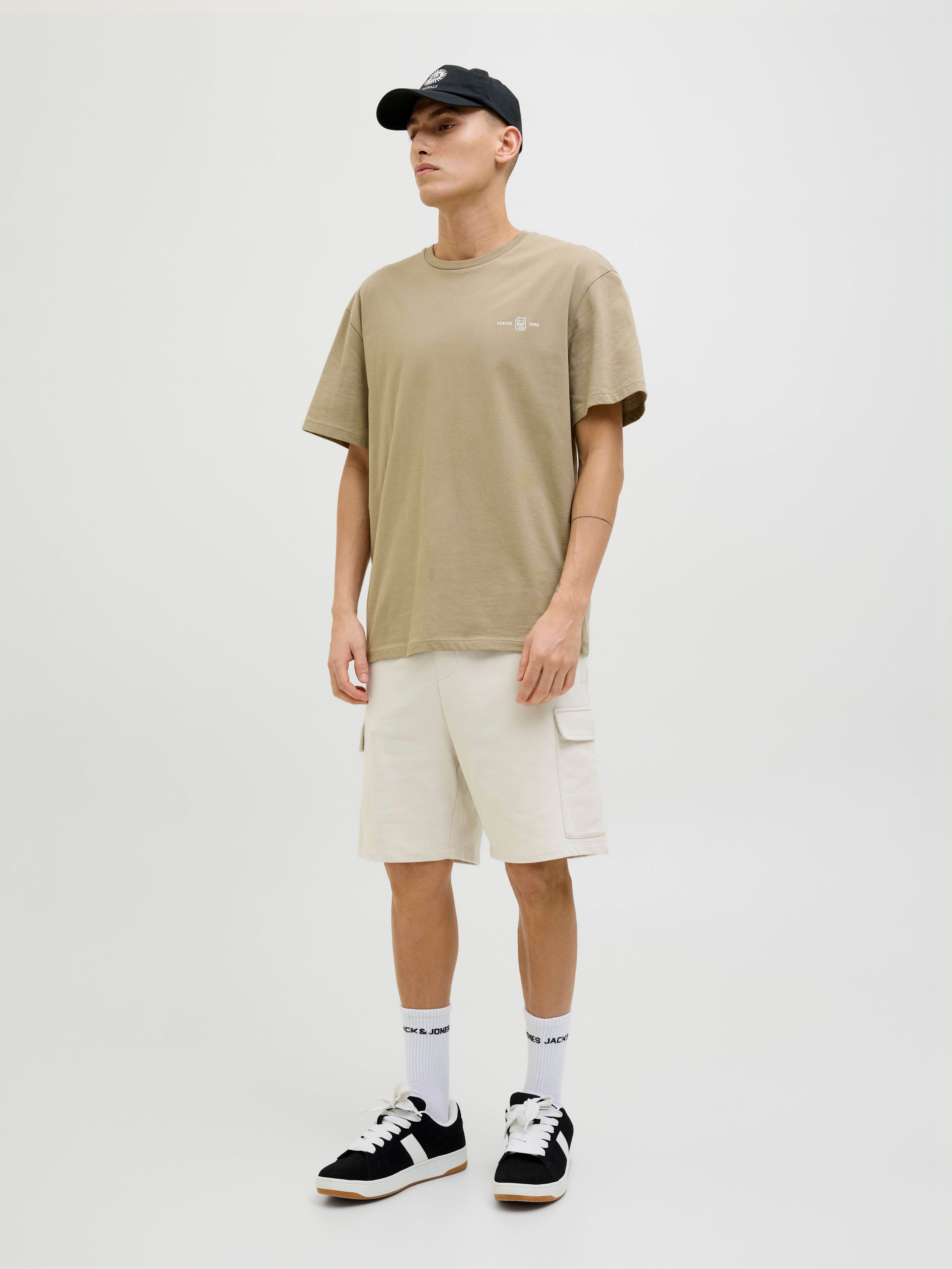 Jack & Jones Short JPSTKANE SCRIPT SWEAT SHORTS LNG