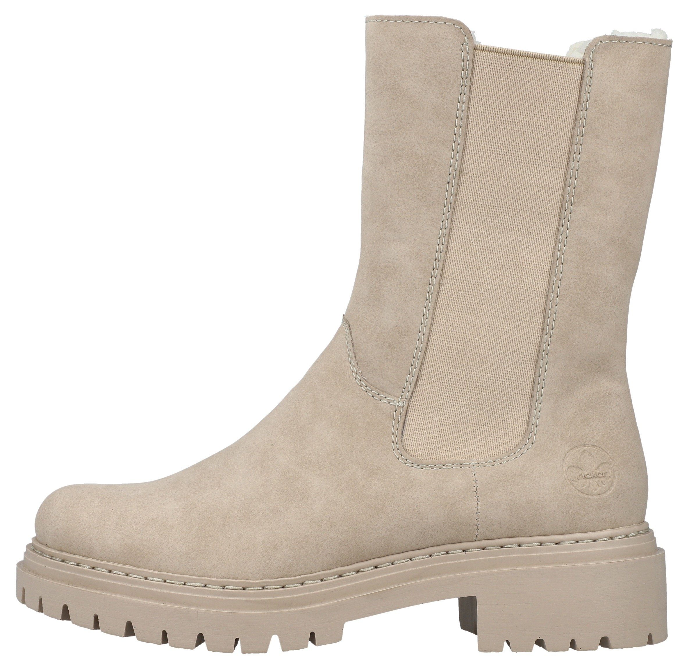 Rieker Chelsea-boots met brede stretch aan de zijkant