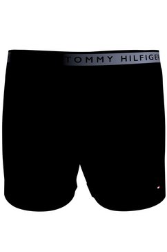tommy hilfiger underwear wijde boxershort met glanzende band zwart