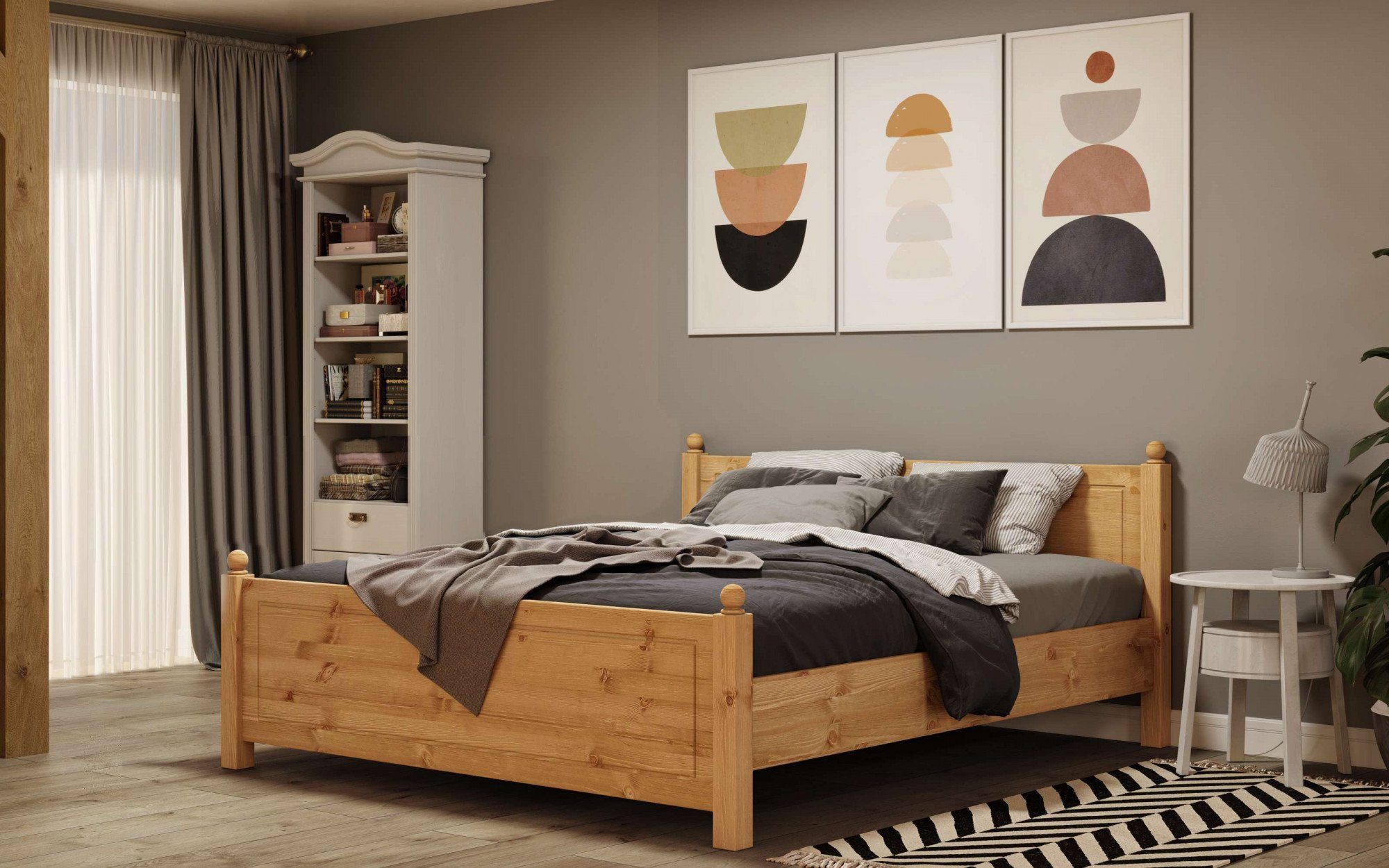 Home affaire Massief houten ledikant Mila, hoge belasting jeugdbed,! FSC® gecertificeerd massief hout