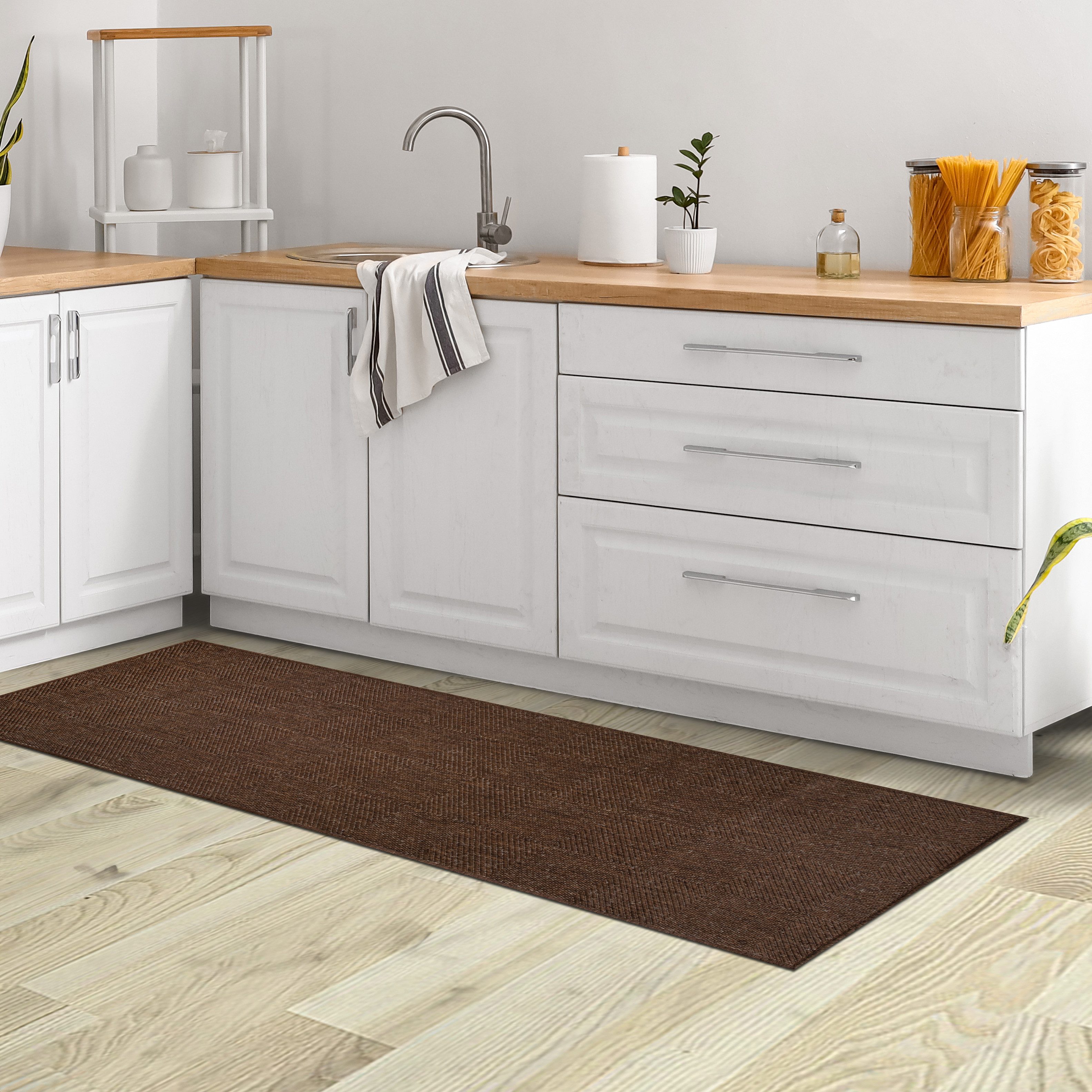 my home Vloerkleed Anna is ook als loper verkrijgbaar Geschikt voor binnen en buiten, sisal-look, weerbestendig & uv-bestendig