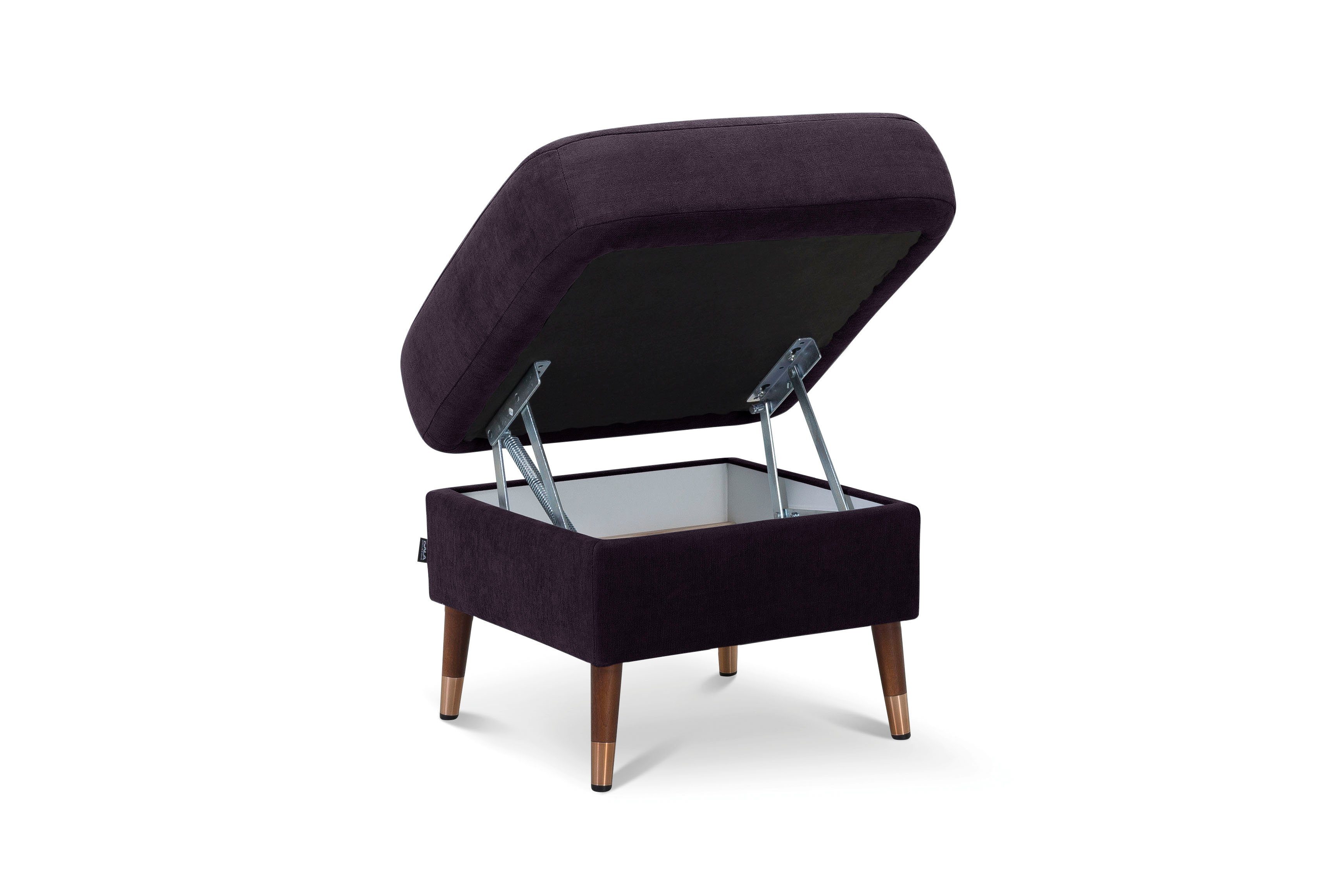 exxpo - sofa fashion Hocker Polly compacte kruk met hoge bodemvrijheid