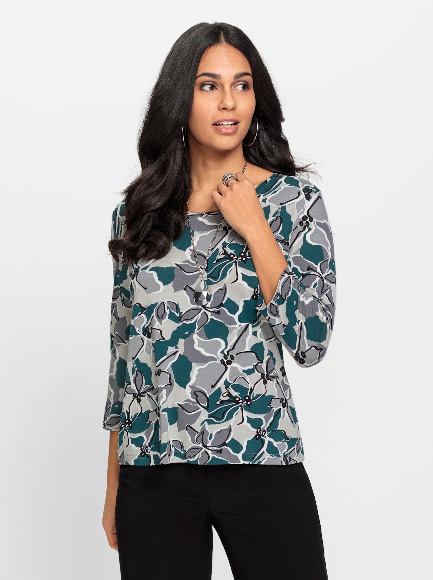 Lady Shirt met print Shirt (1-delig)