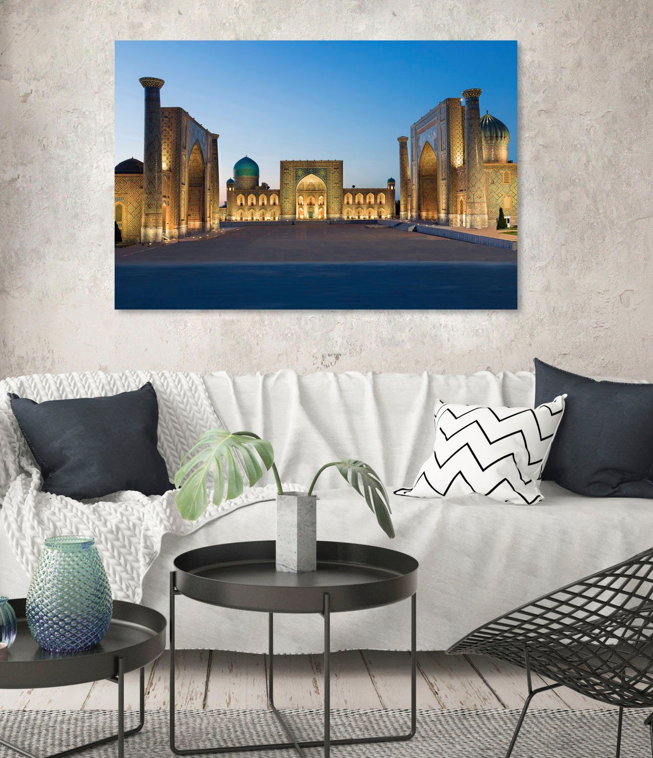 queence Artprint op acrylglas Paleis Fine Art-print in galeriekwaliteit