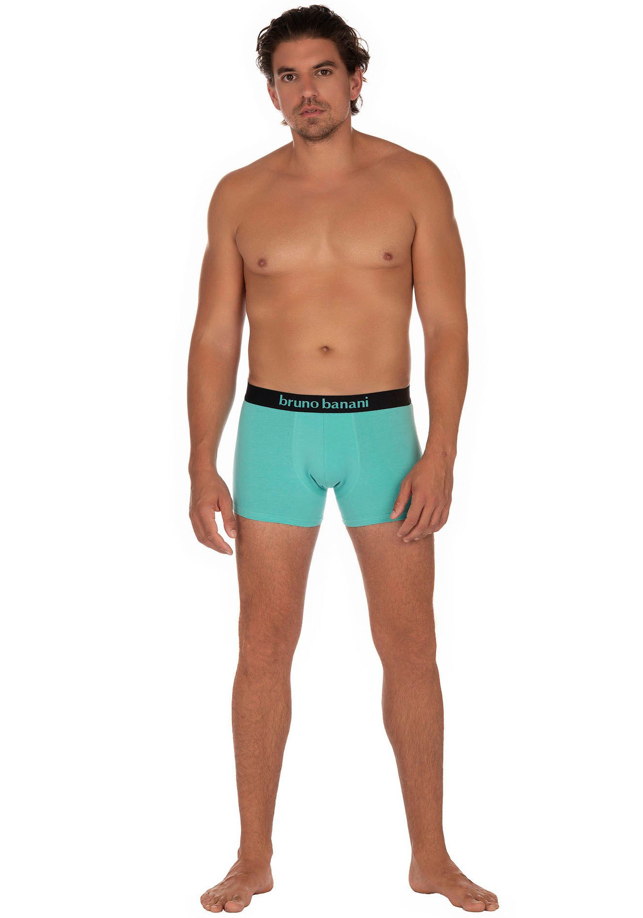 Bruno Banani Boxershort met contrasterend logo-tailleband (2 stuks, Set van 2)