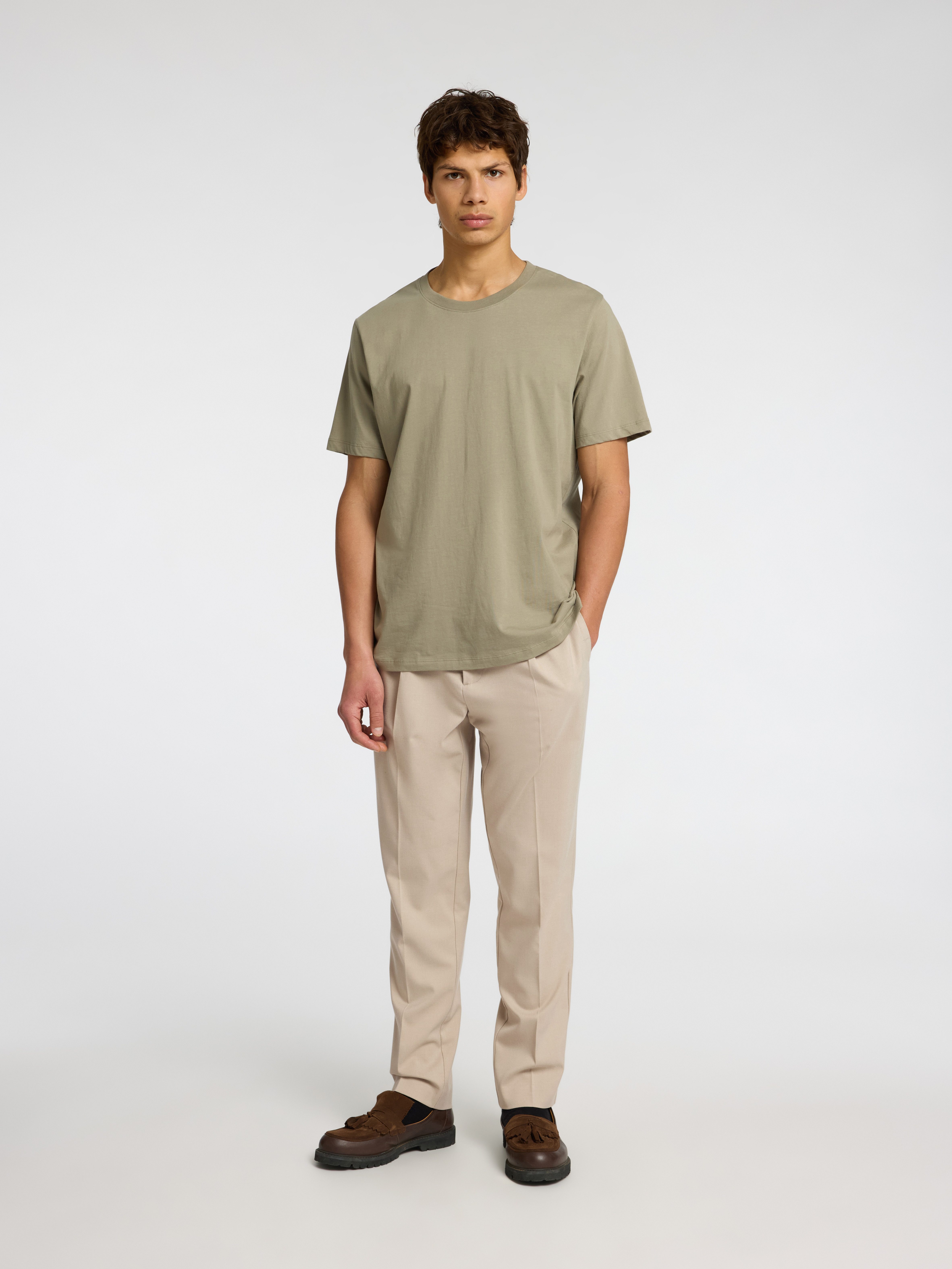 SELECTED HOMME Chino SLH190-REG TAPERED LEROY PLEAT PANT NOOS