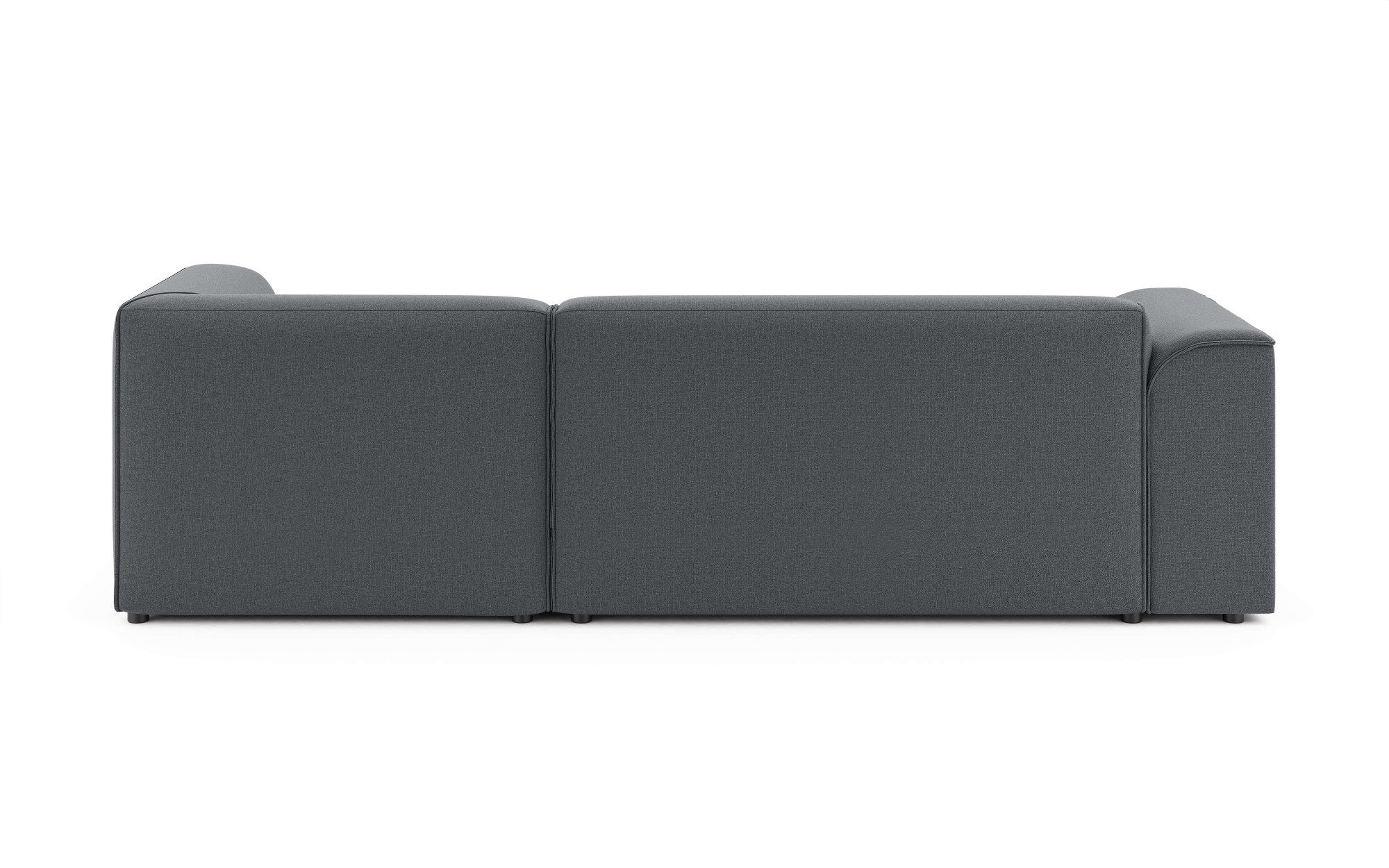 INOSIGN Hoekbank MERID L-vorm (257 cm), tijdloos & stijlvol ontwerp Uitgebreid gepolsterd, in cord, chenille en structuur