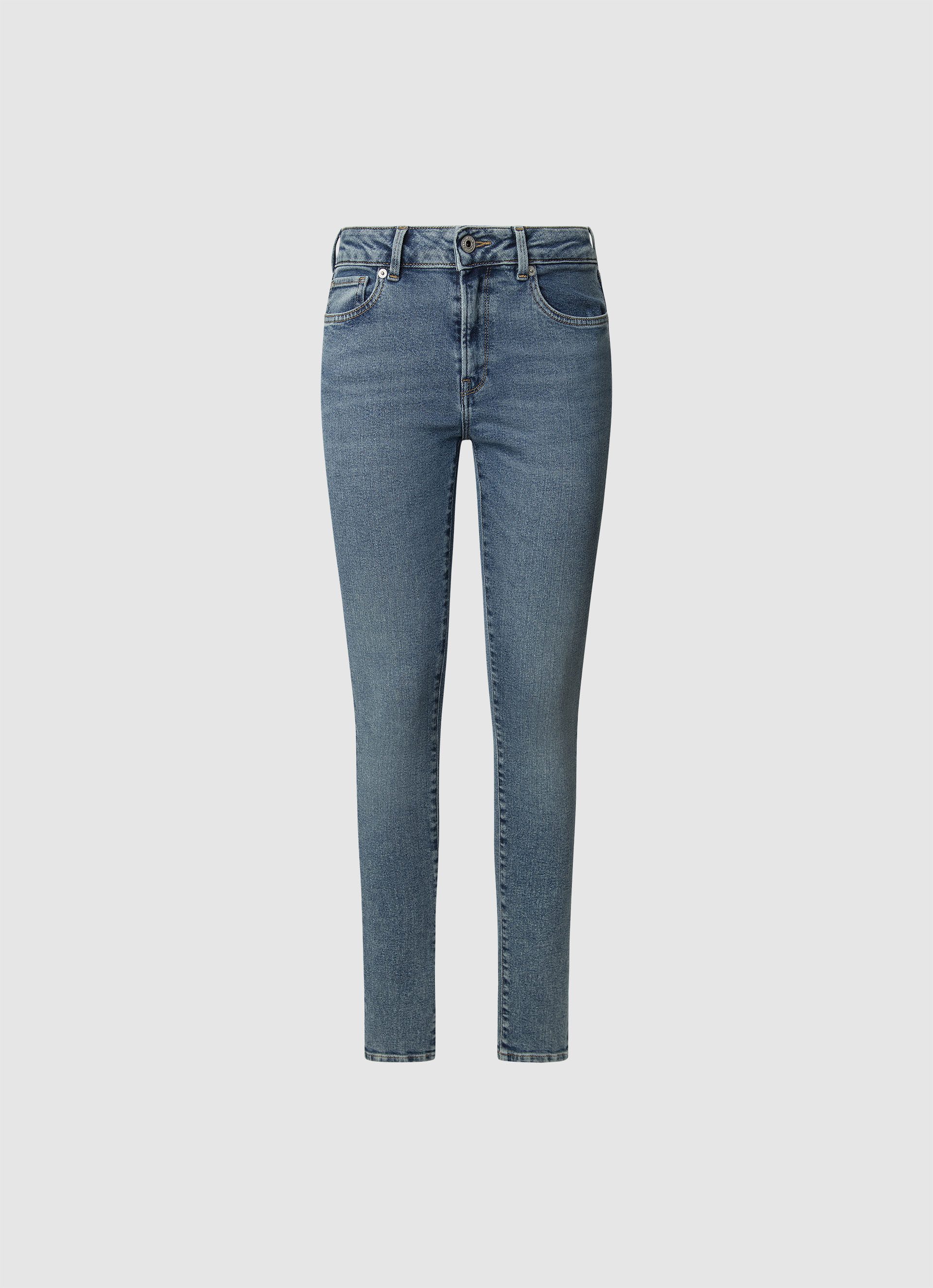 Pepe Jeans Skinny fit jeans SKINNY JEANS MW in verschillende wassingen