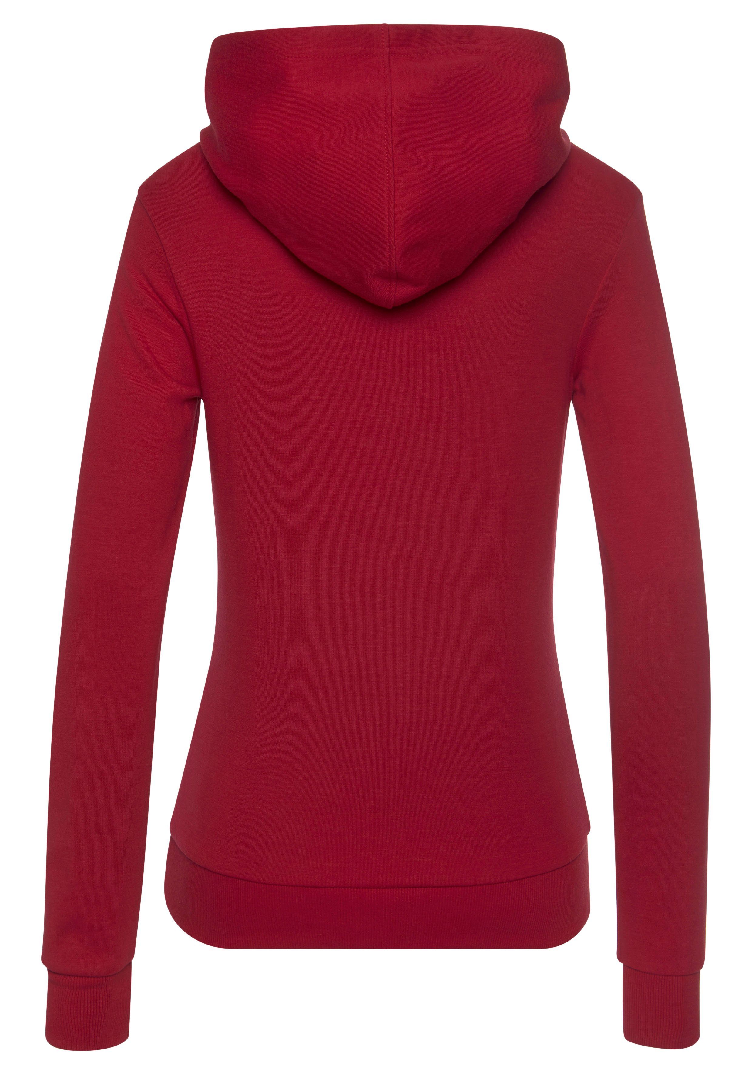 H.I.S Hoodie met logoprint en kangoeroezak, loungepak, hoodie