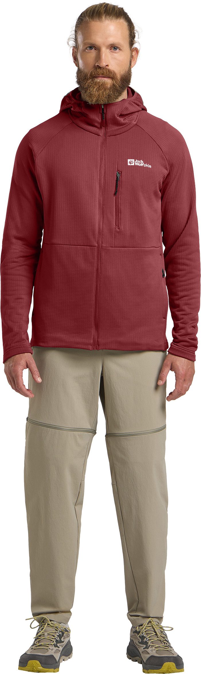 Jack Wolfskin Fleecejack KOLBENBERG HOODED FZ M