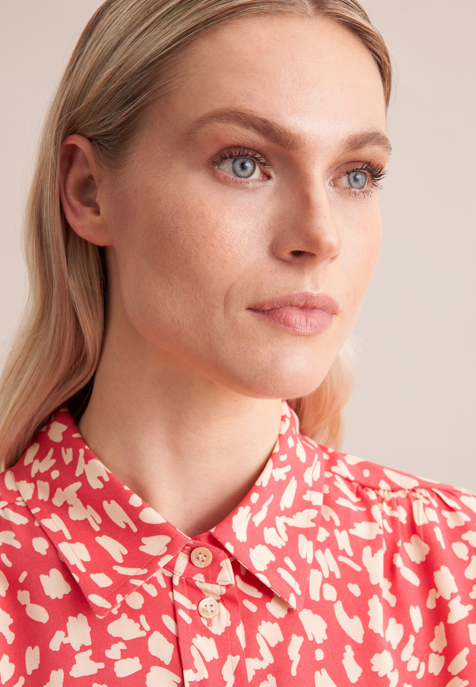 seidensticker Overhemdblouse Zwarte roos