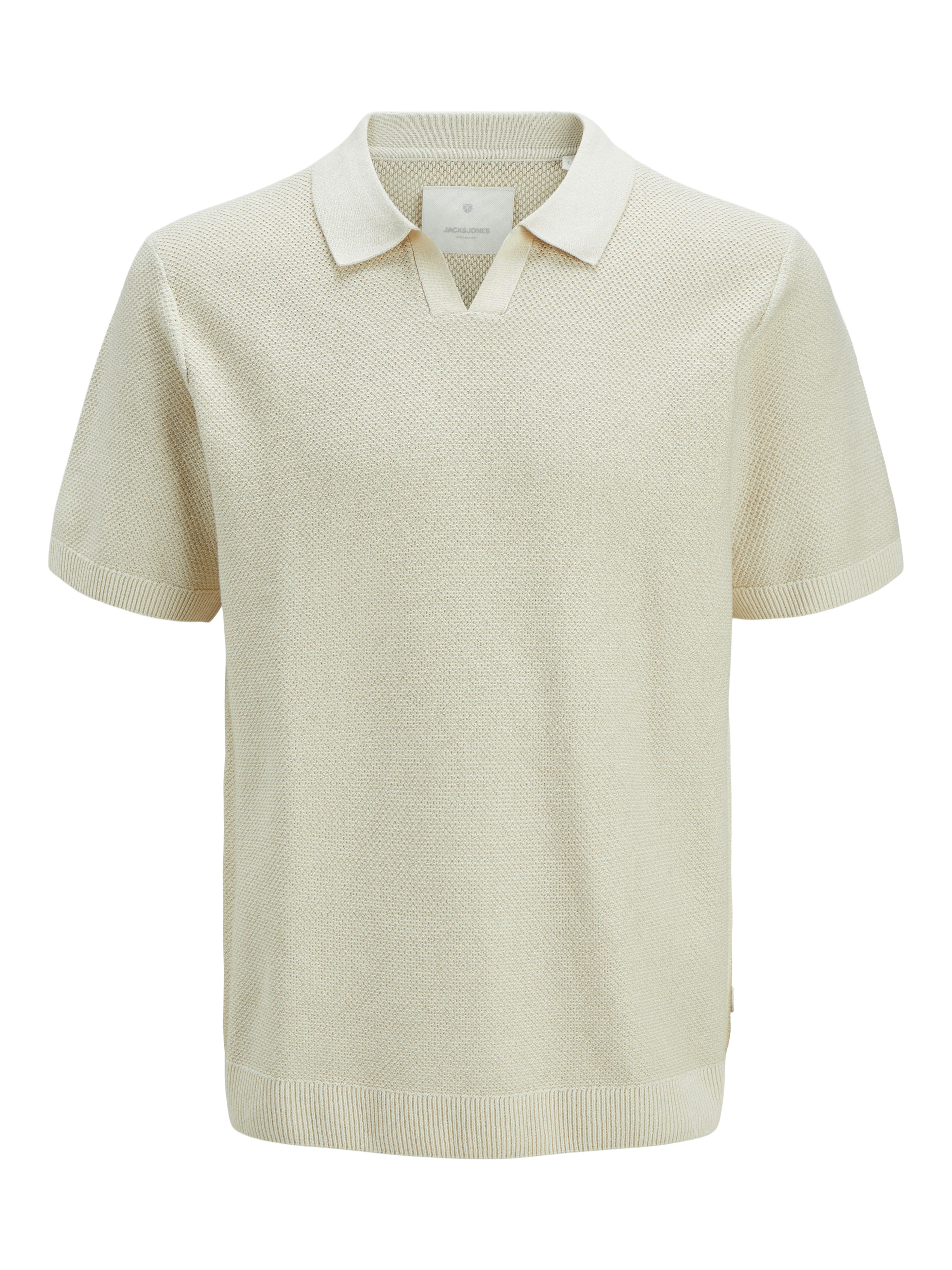Jack & Jones Trui met ronde hals JPRCCEASTON KNIT SPLIT NECK SS SN