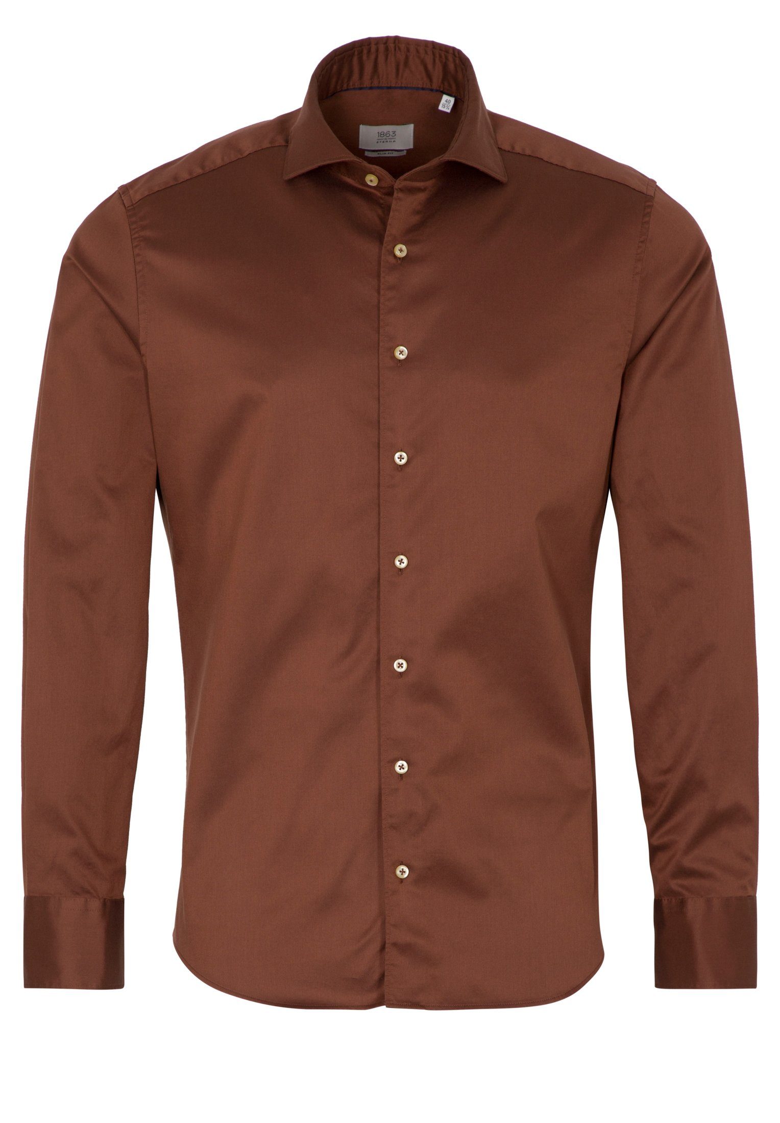 Eterna Overhemd met lange mouwen Slim fit EASY IRON (gemakkelijk te strijken)