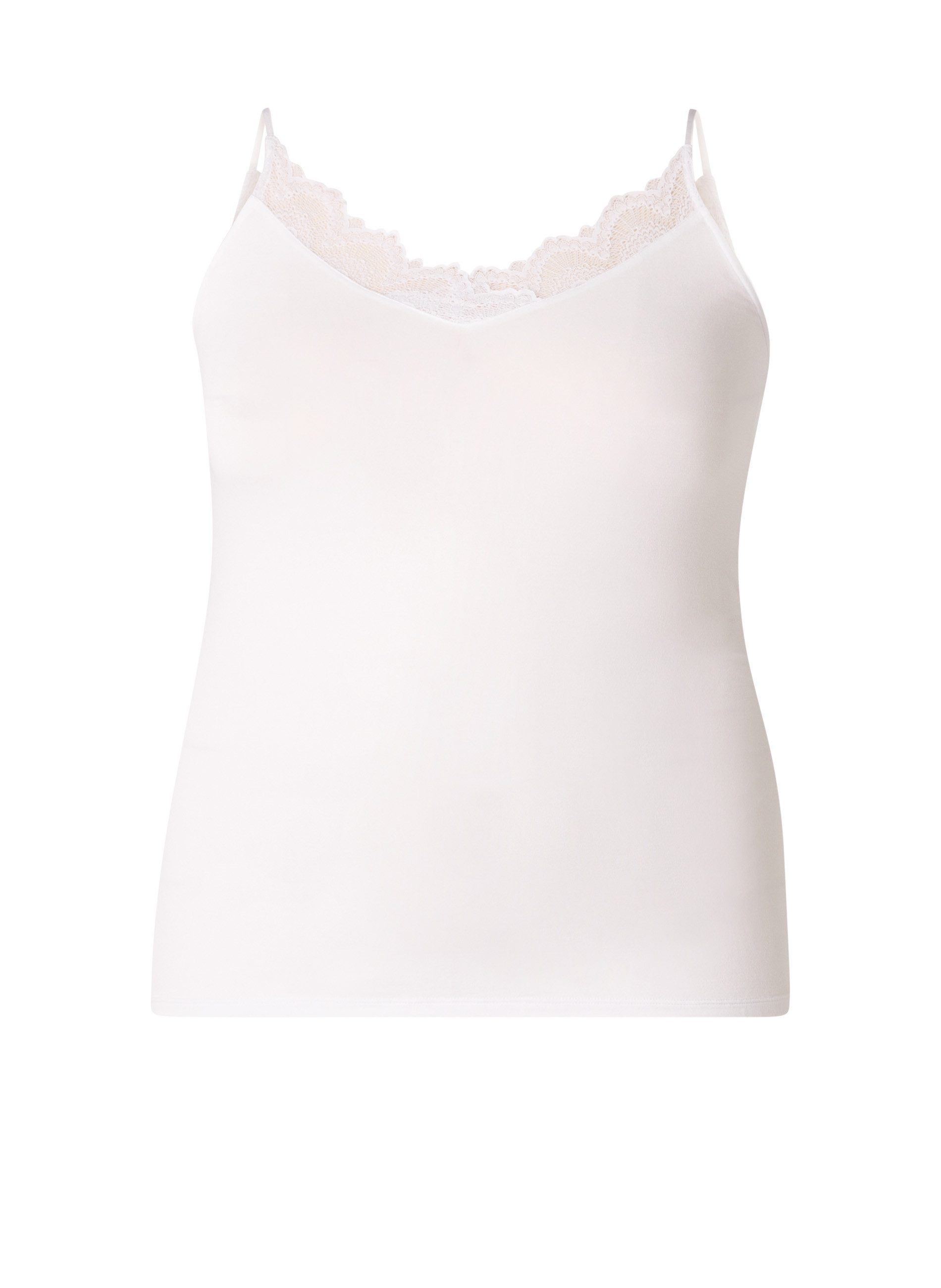 Base Level Curvy Kanten top met spaghettibandjes
