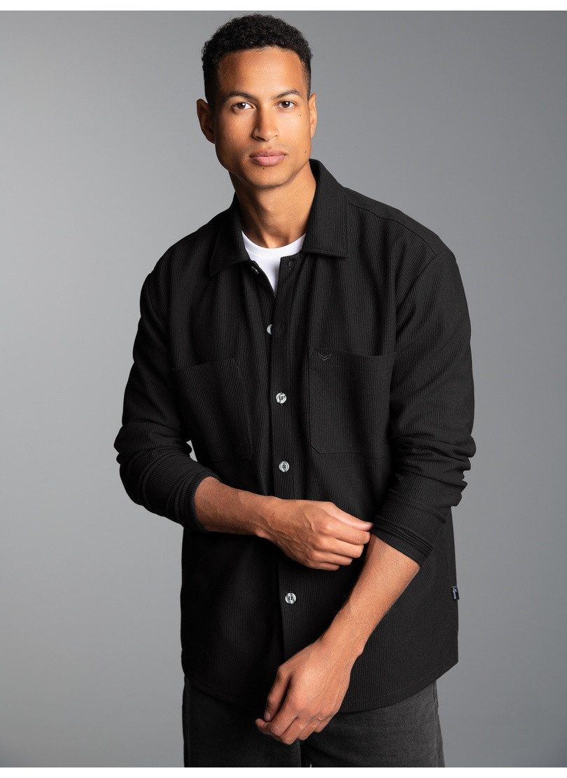 Trigema Shirt TRIGEMA overhemdjack/Overshirt (1-delig)
