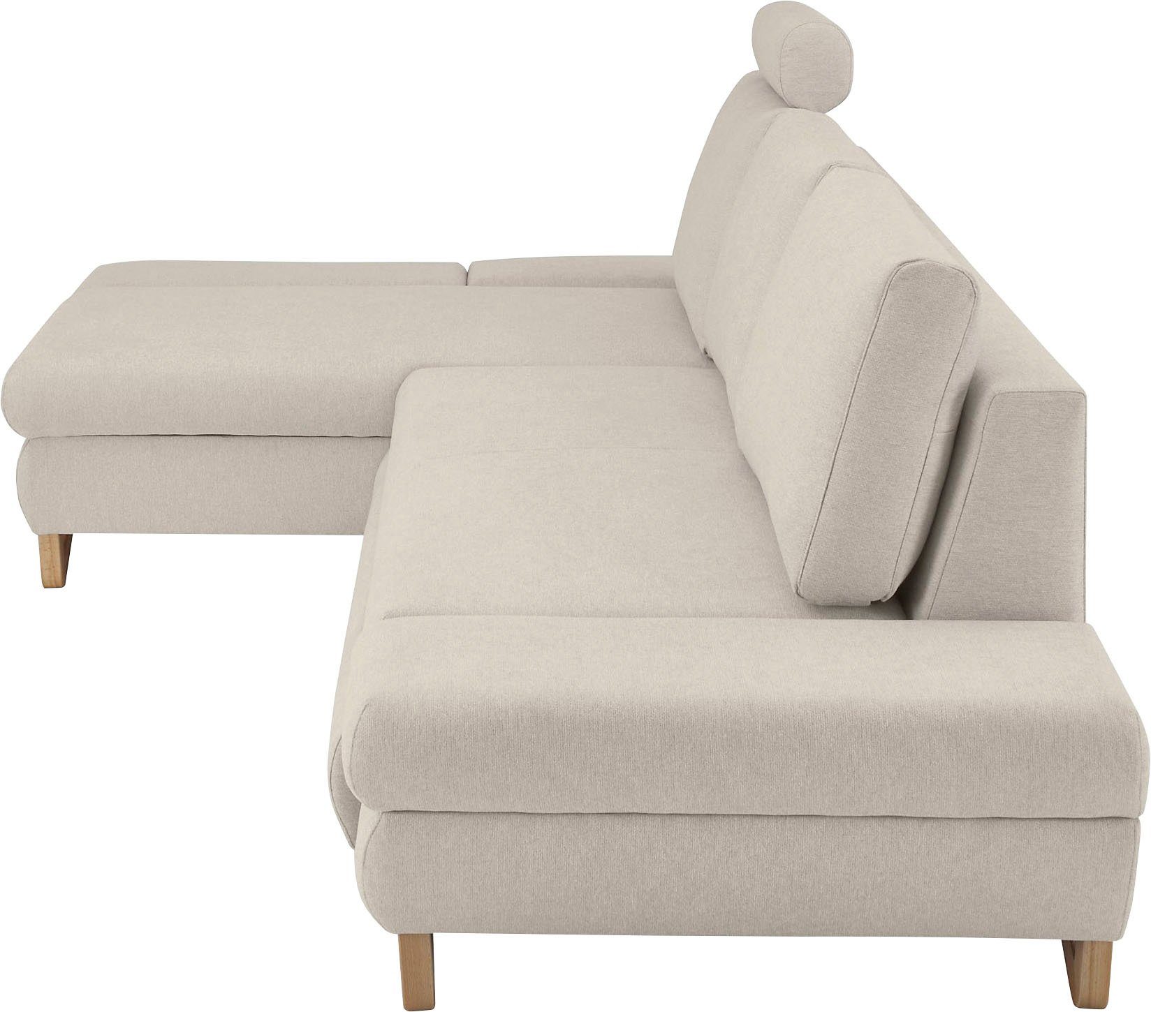 INOSIGN Slaapbank City/Giron comfortabele slaapbank (ligoppervlak 245 x 138 cm) en bedlade
