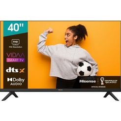 hisense led-tv 40a4fg, 100 cm - 40 ", full hd, smart tv zwart
