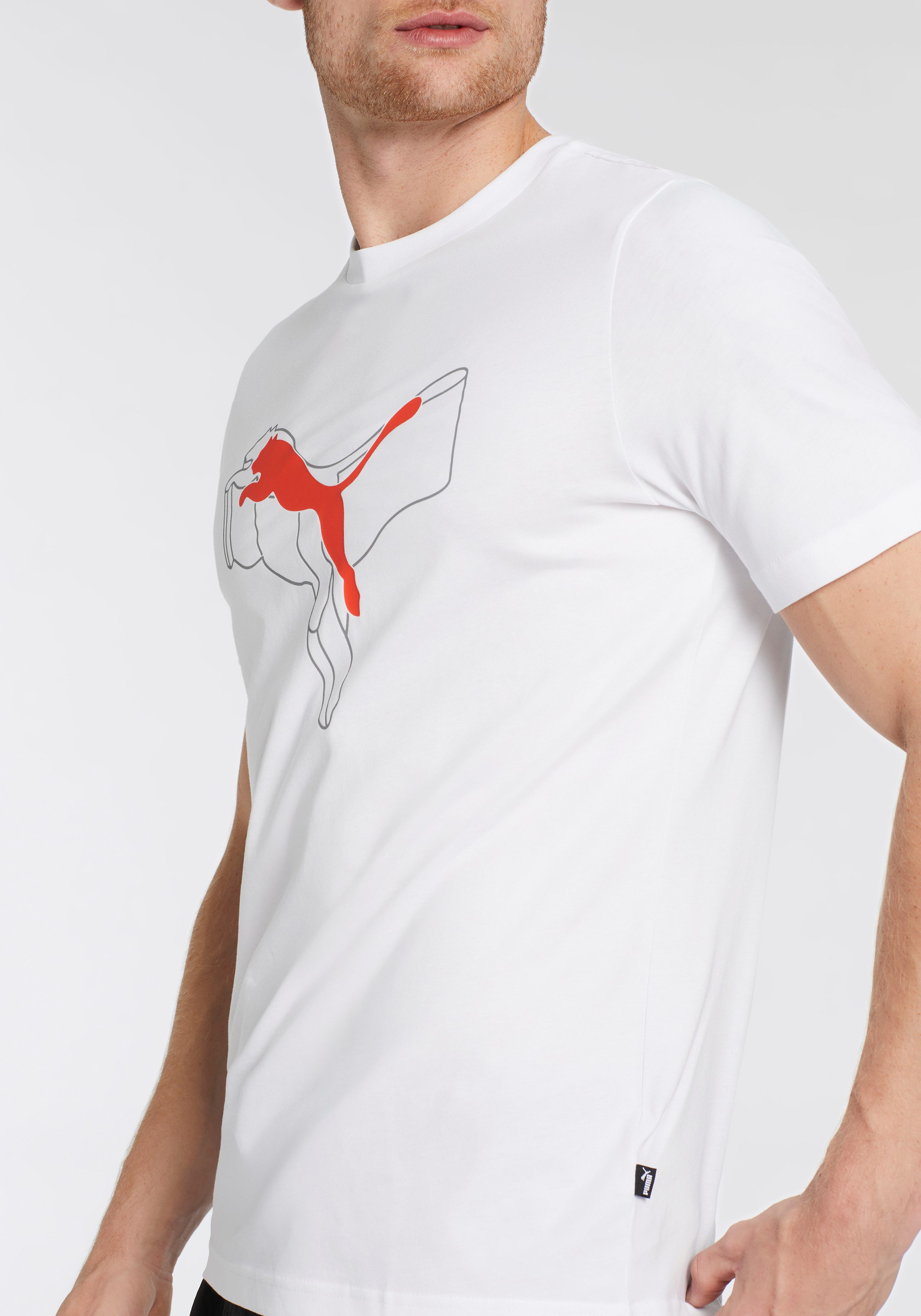 PUMA T-shirt ESS+ LOGO LAB CAT TEE