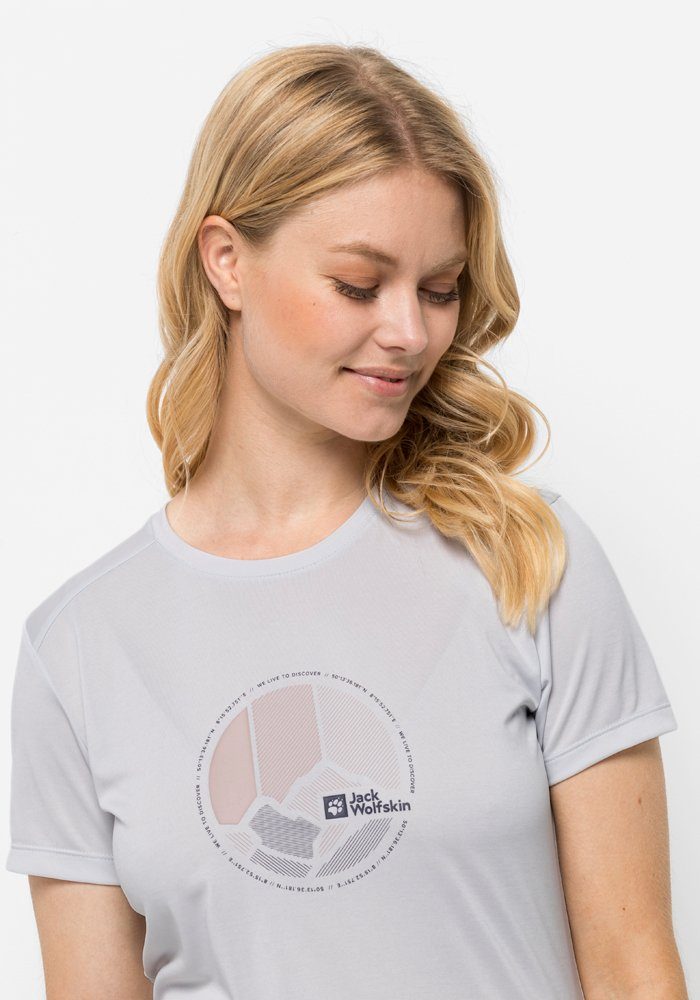 Jack Wolfskin T-shirt CROSSTRAIL GRAPHIC T W
