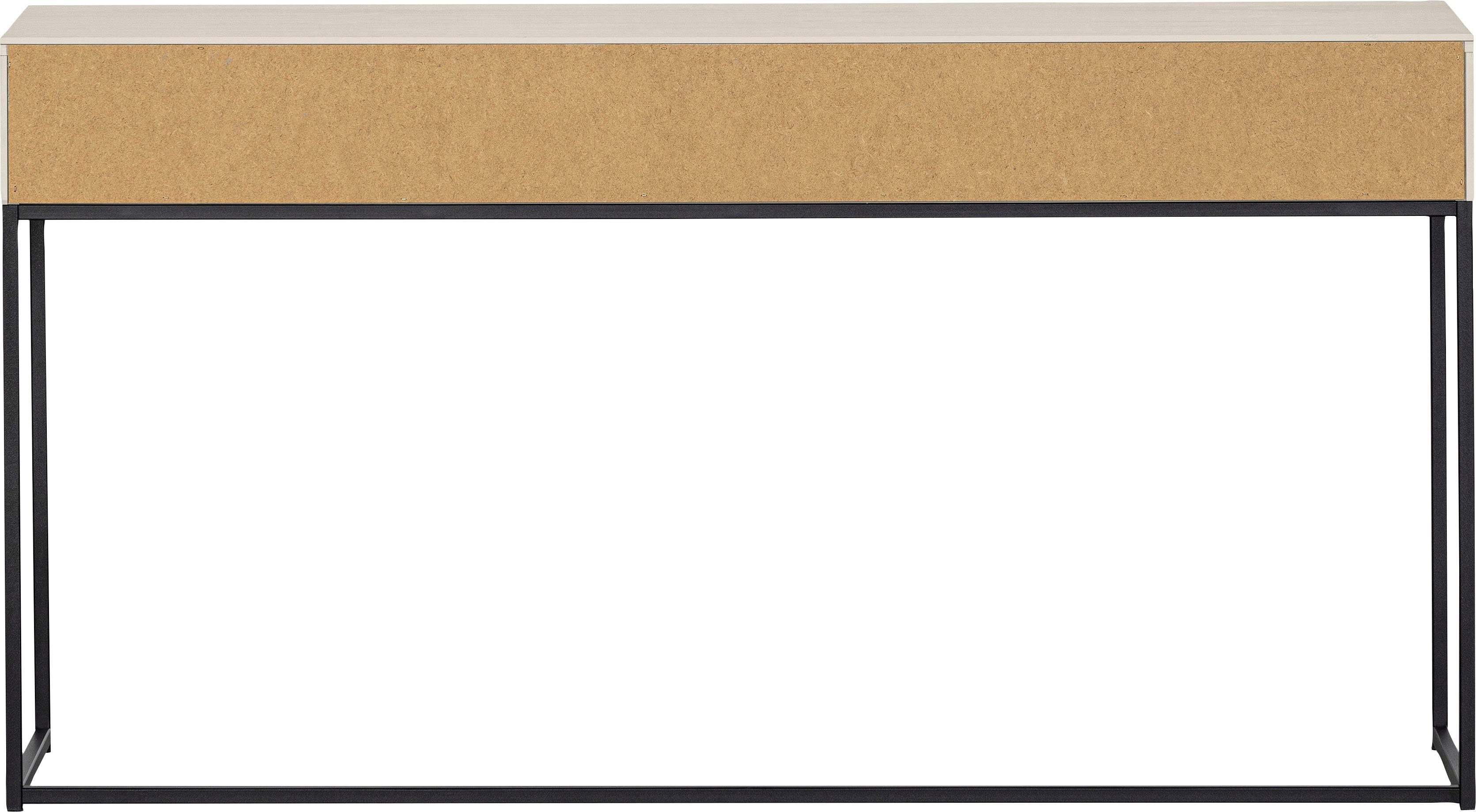 WOOOD Bureau Silas veel opbergruimte, twee lades, h 74 cm x b 140 cm