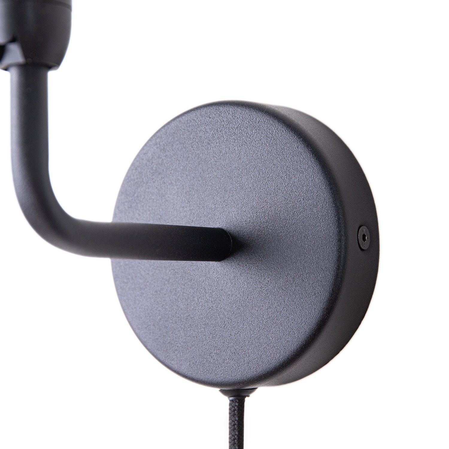 Paco Home Wandlamp Luca Wandlamp binnen met schakelaar ganglamp woonkamer kabel lengte 3m E14