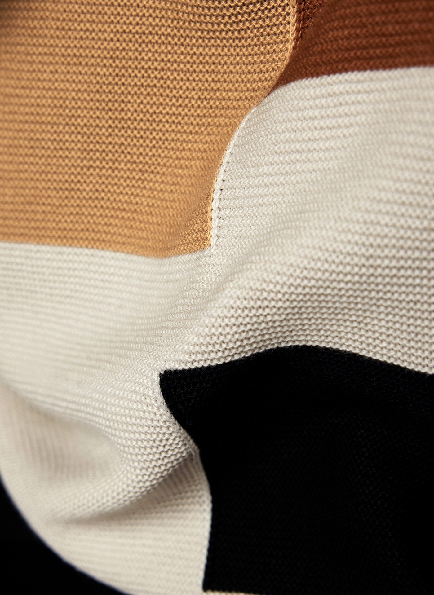 Rabe Gebreide trui met colorblocking-patroon