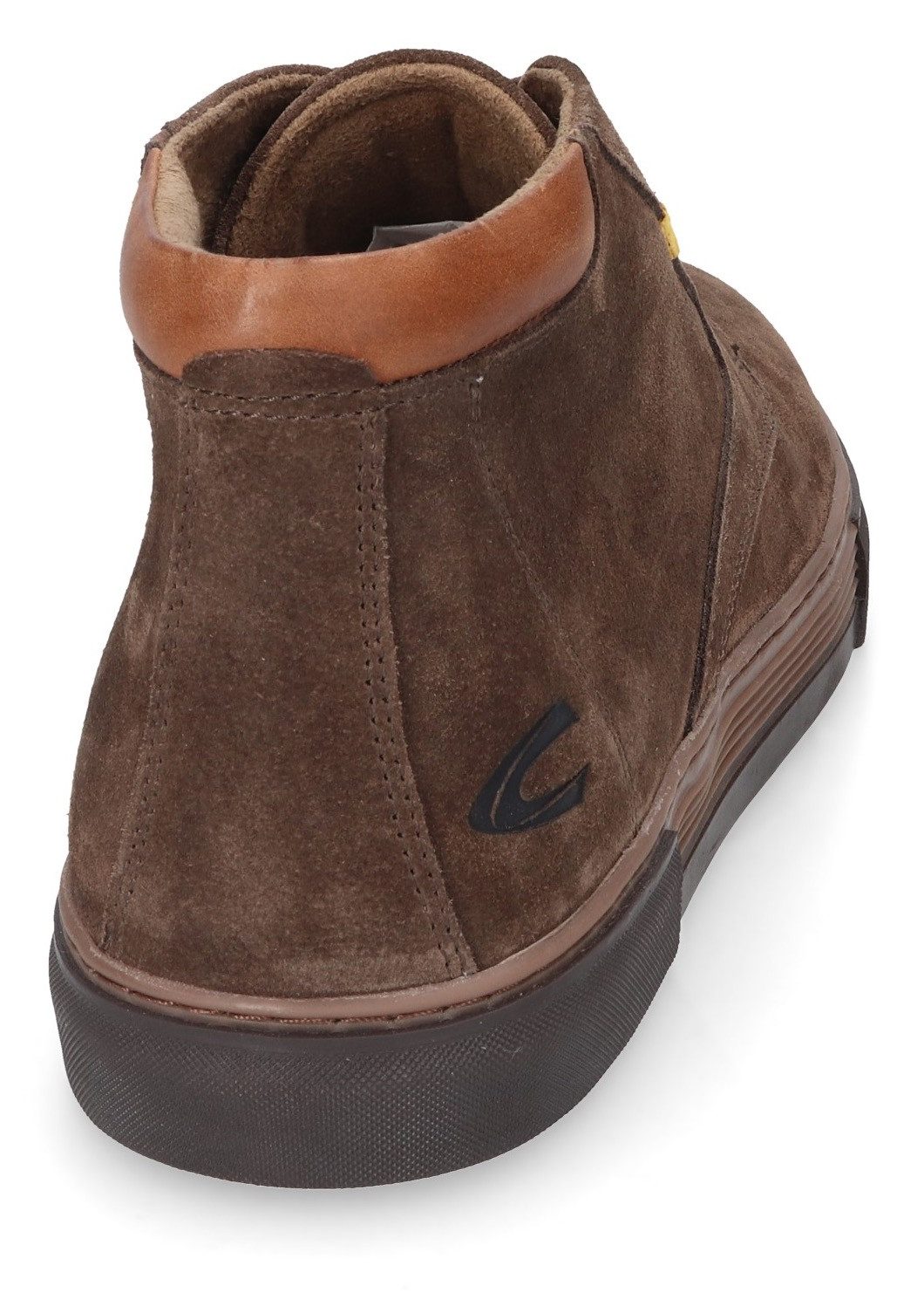 camel active Sneakers freizeitschoen, veterschoenen, high top sneaker met doorlopende zool