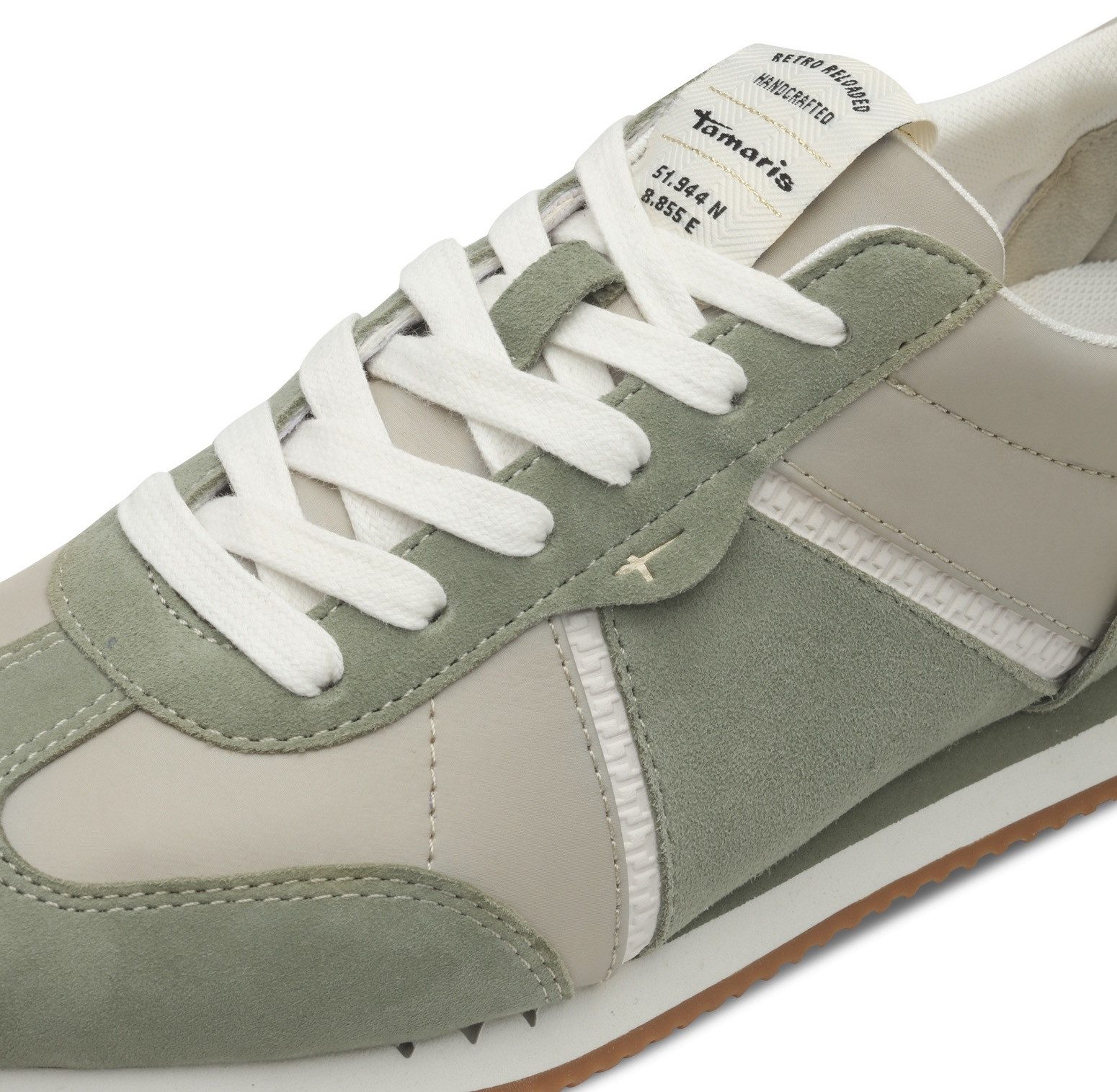 Tamaris Sneakers , vrijetijdsschoen, halfschoen, veterschoen met logo-applicatie