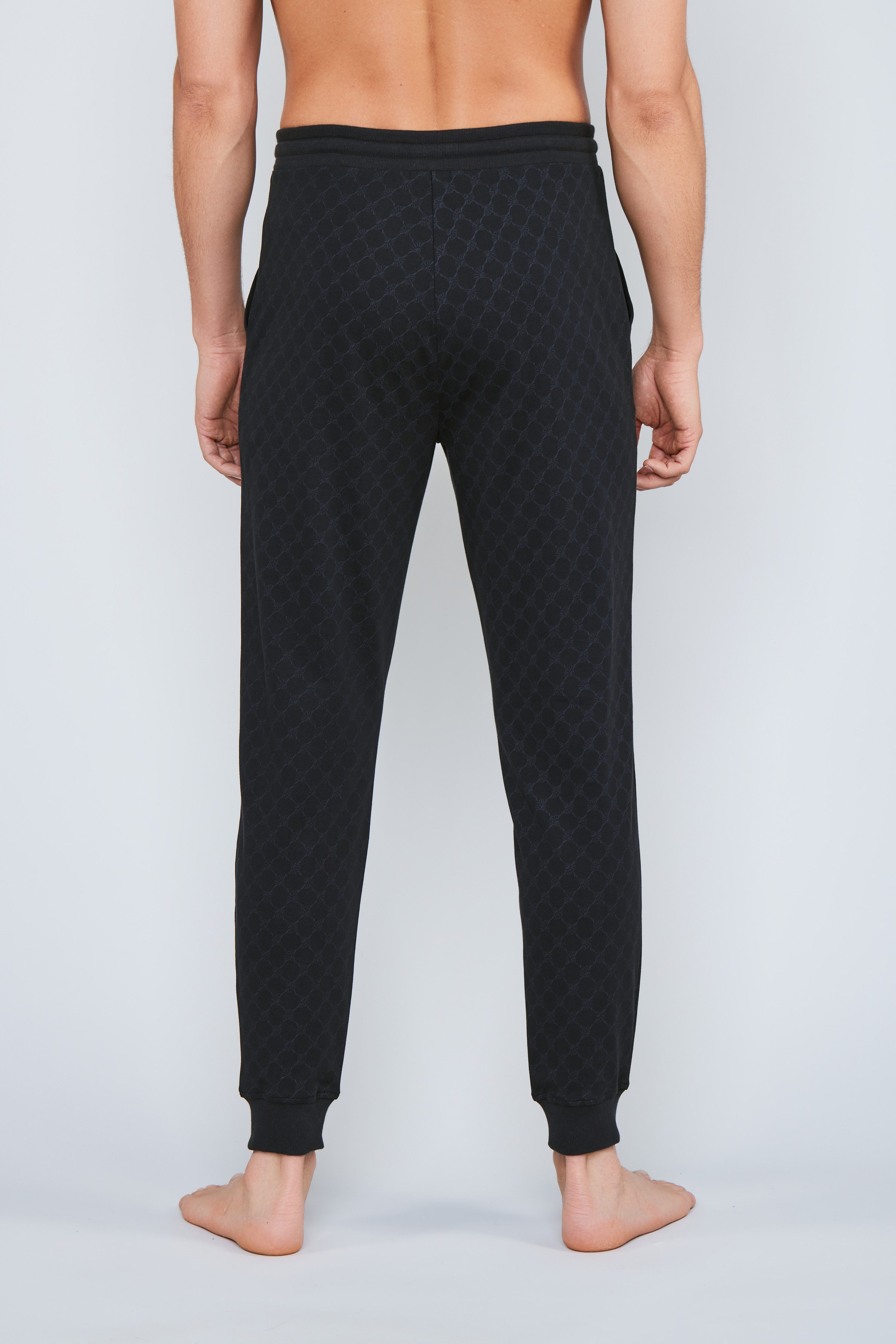 JOOP! Joggingbroek Leisure Met korenbloem-alloverpatroon