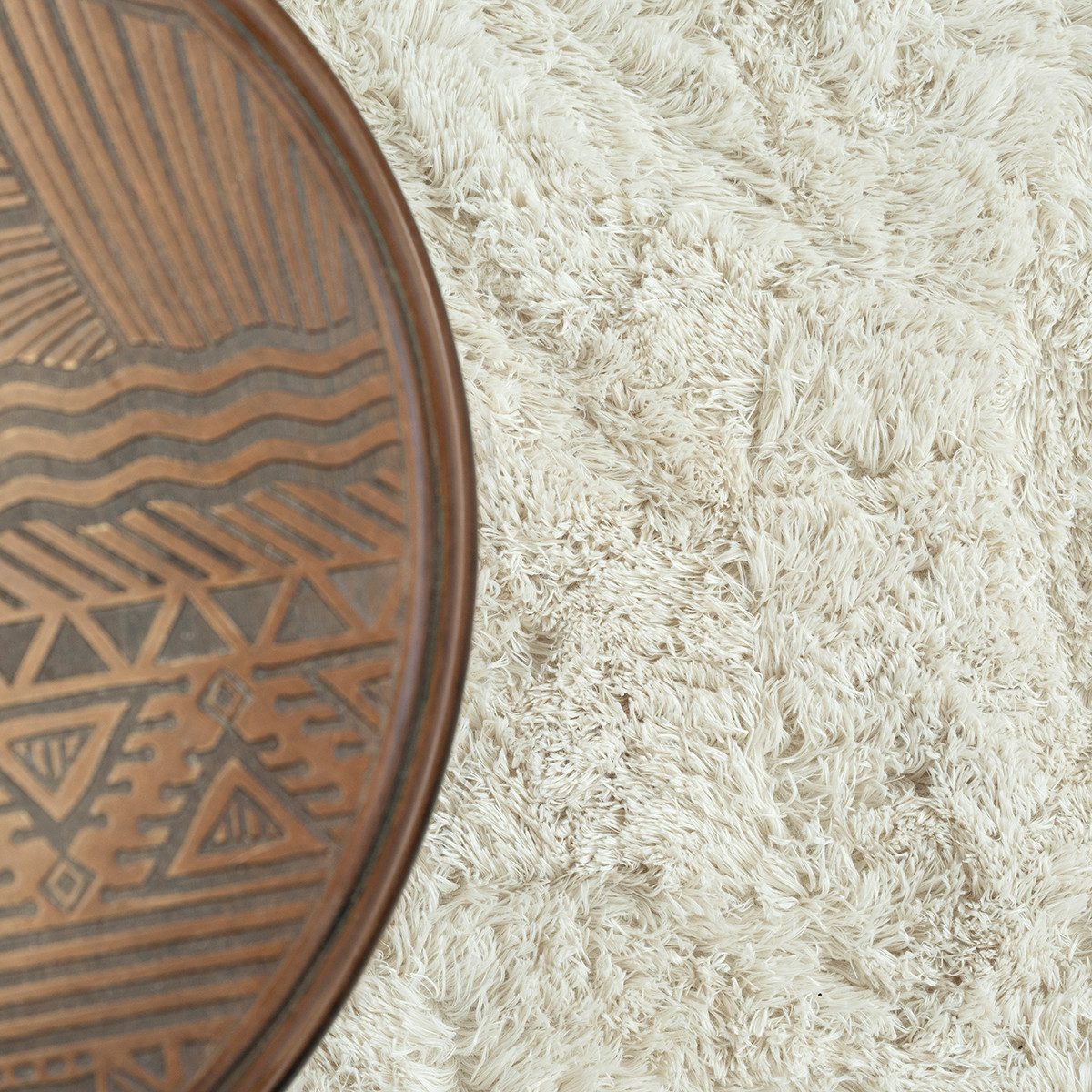 The carpet Vloerkleed Soft Shaggy Fluffy hoogpolig tapijt, woonkamer, antislip onderkant