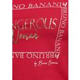 bruno banani t-shirt met logoprint rood