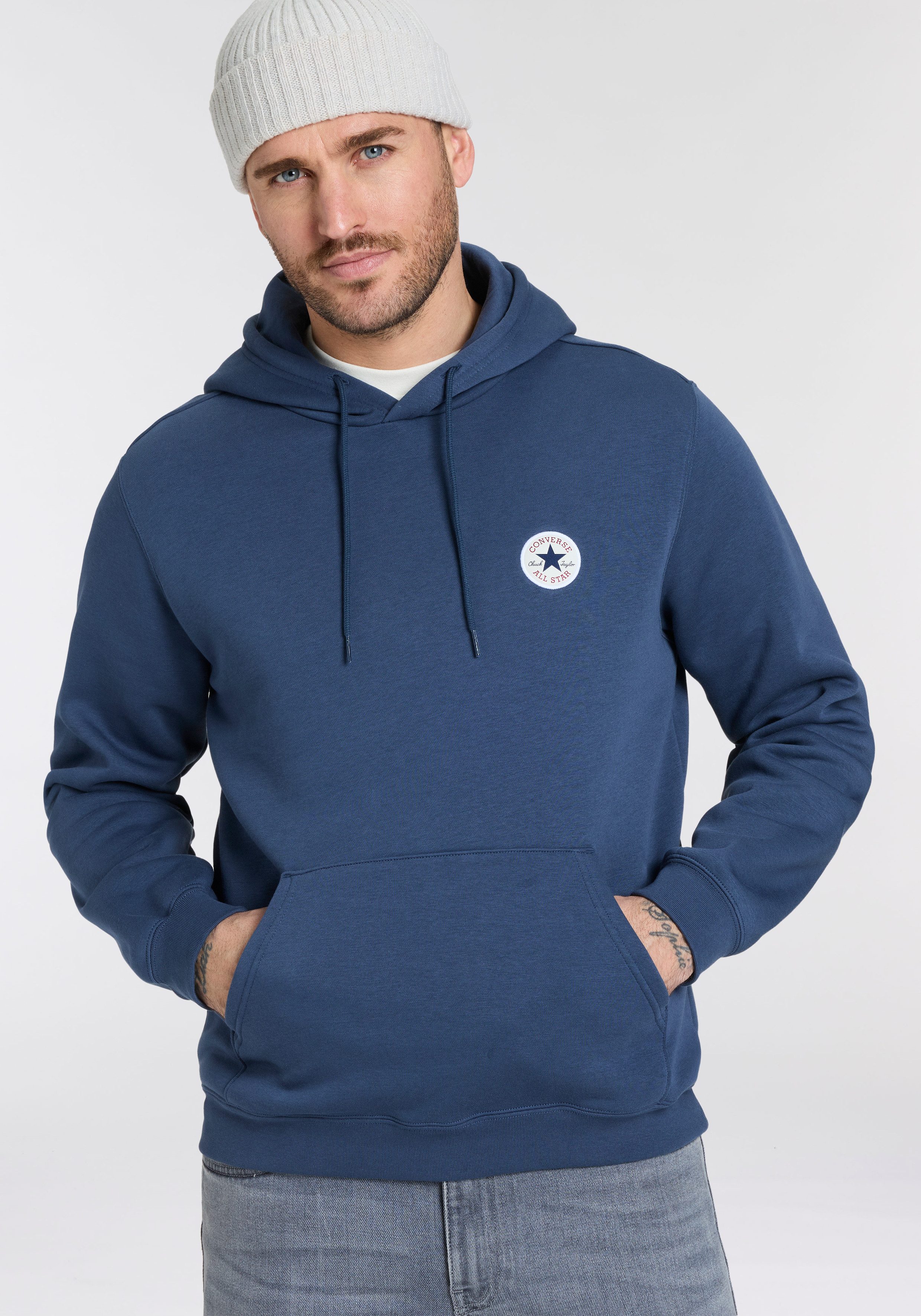 Converse Hoodie CONVERSE GO-TO CHUCK TAYLOR PATCH HOODIE (1-delig)