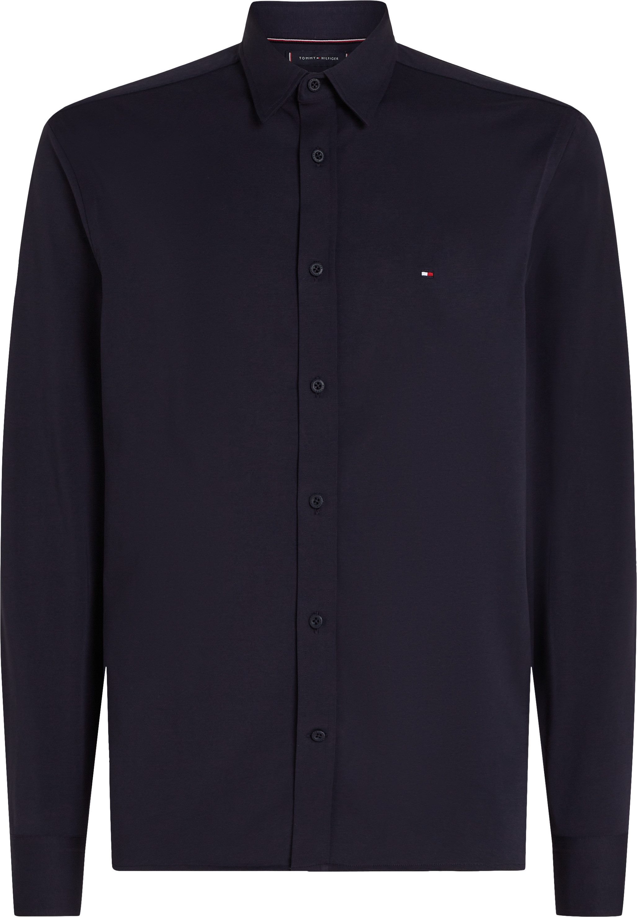 Tommy Hilfiger Businessoverhemd PERFORMANCE KNIT SOLID SF SHIRT