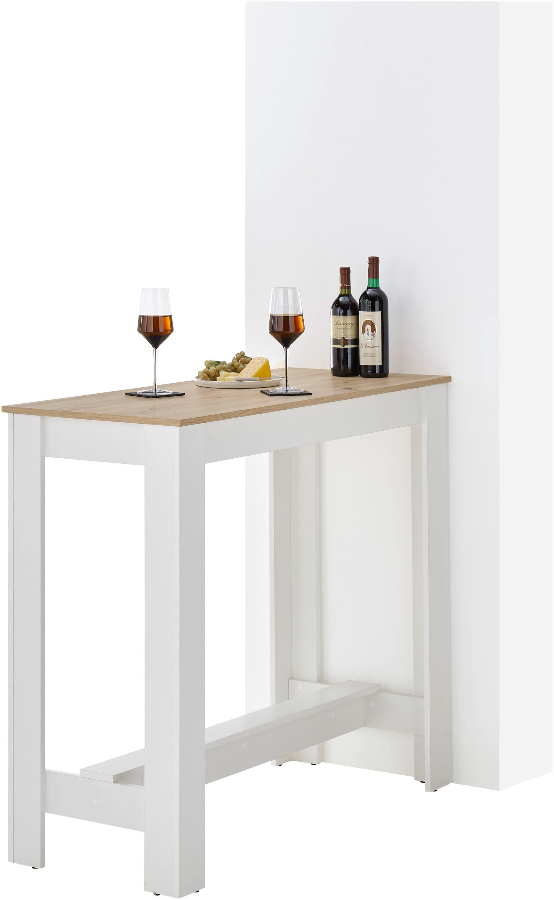 Stolkom Bartafel Modesto keukentafel, bistrotafel, statafel keuken, BxHxD 115x103x50 cm