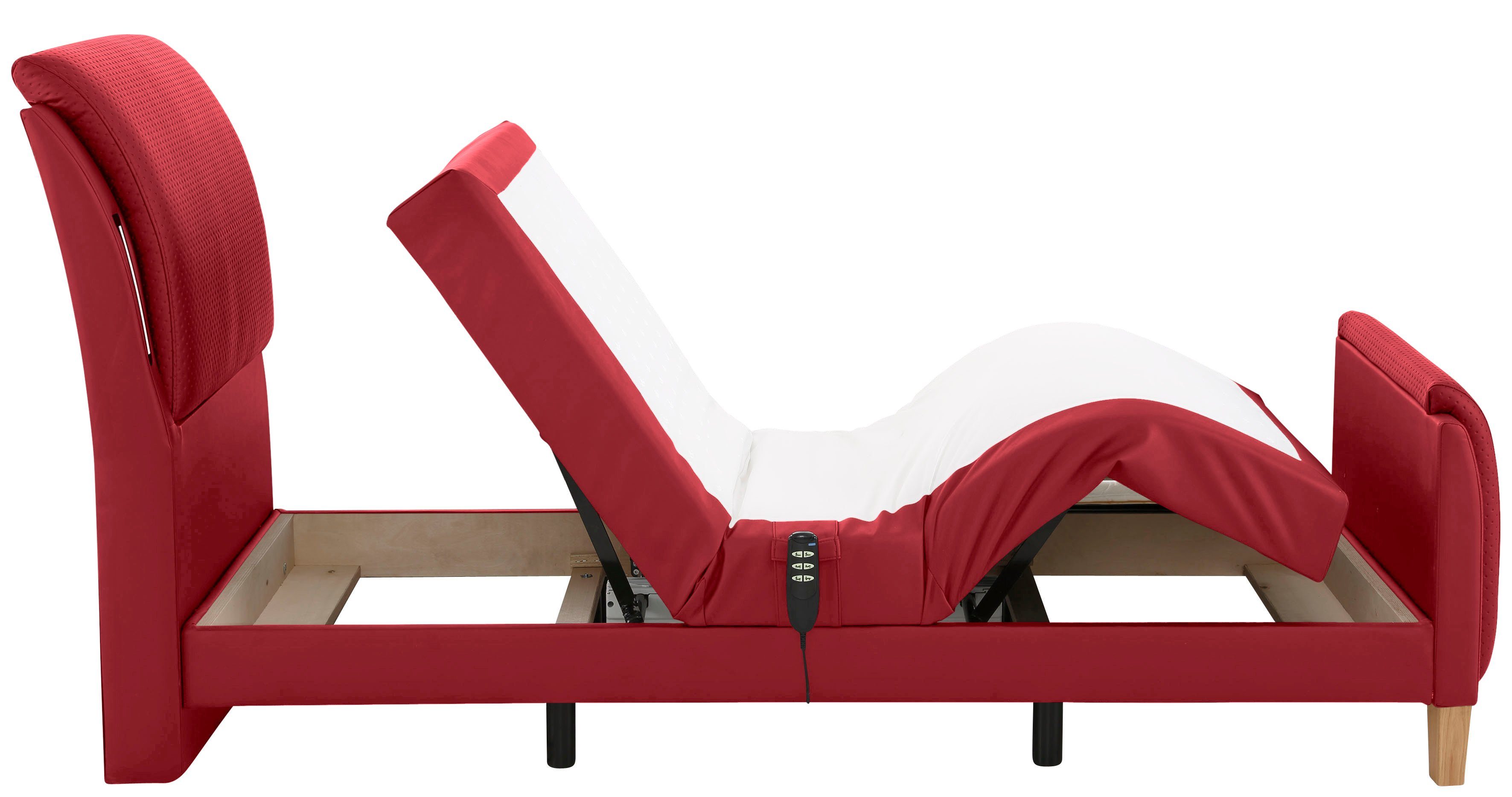 Home affaire Boxspring Messina2 Ligcomfort elektrisch verstelbaar