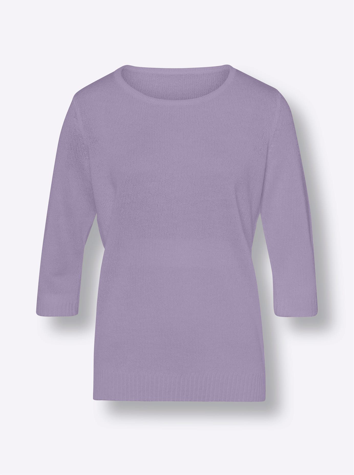 Classic Basics Trui met 3 4 mouwen Trui met ronde hals