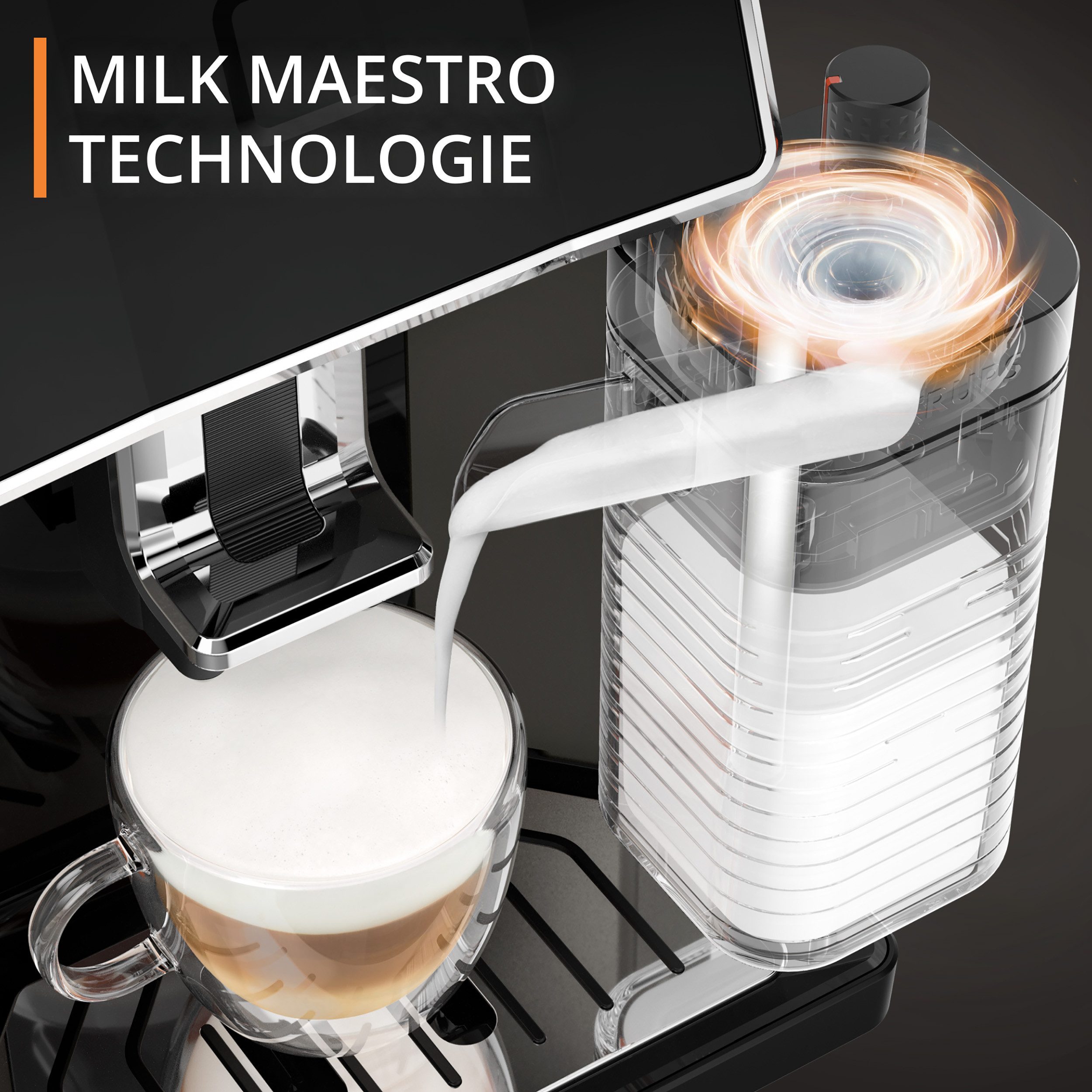 Krups Volautomatisch koffiezetapparaat EA9128D Sensation Milk