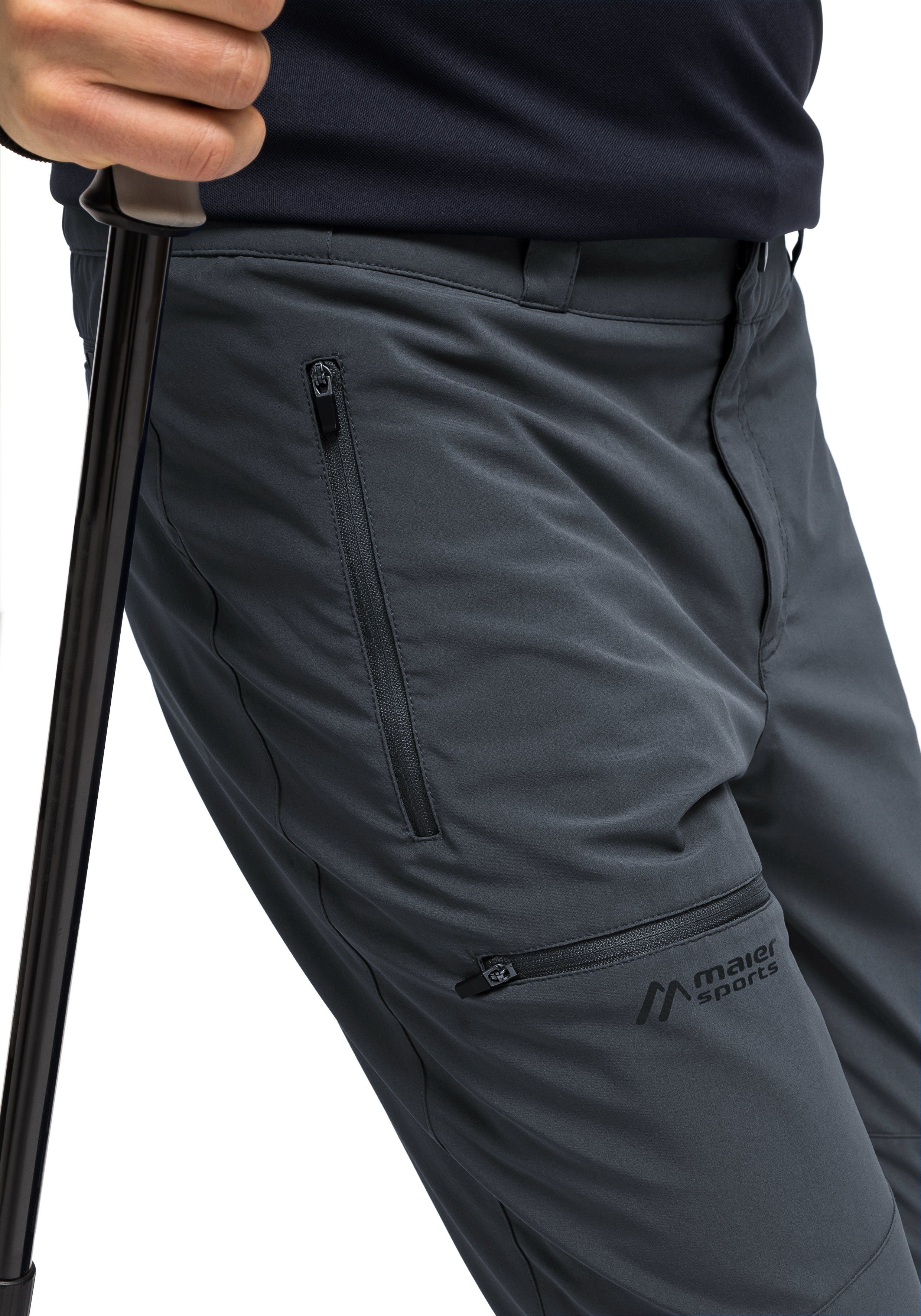 Maier Sports Functionele broek Latit M Heren wandelbroek, ademende outdoorbroek, 4 zakken, regular fit