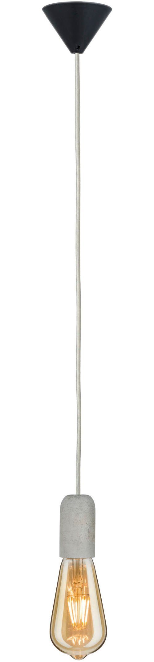 Paulmann Hanglamp Neordic Jano max. 1x60W Grijs/Zwart 230V Beton/Kunststof (1 stuk)