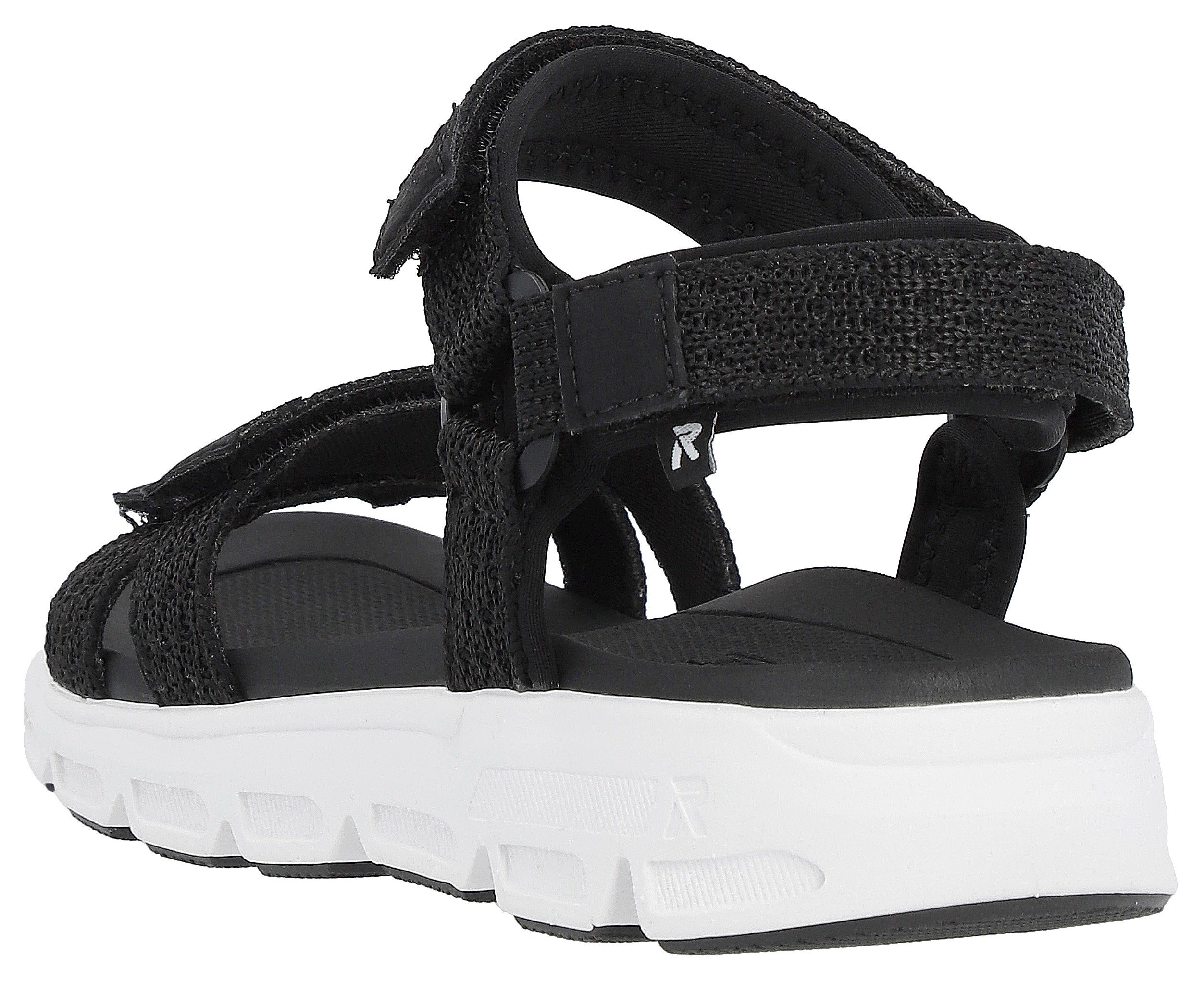 Rieker EVOLUTION Sandalen , zomerschoen, sandaal, sleehak, met klittenbandsluitingen, wasbaar
