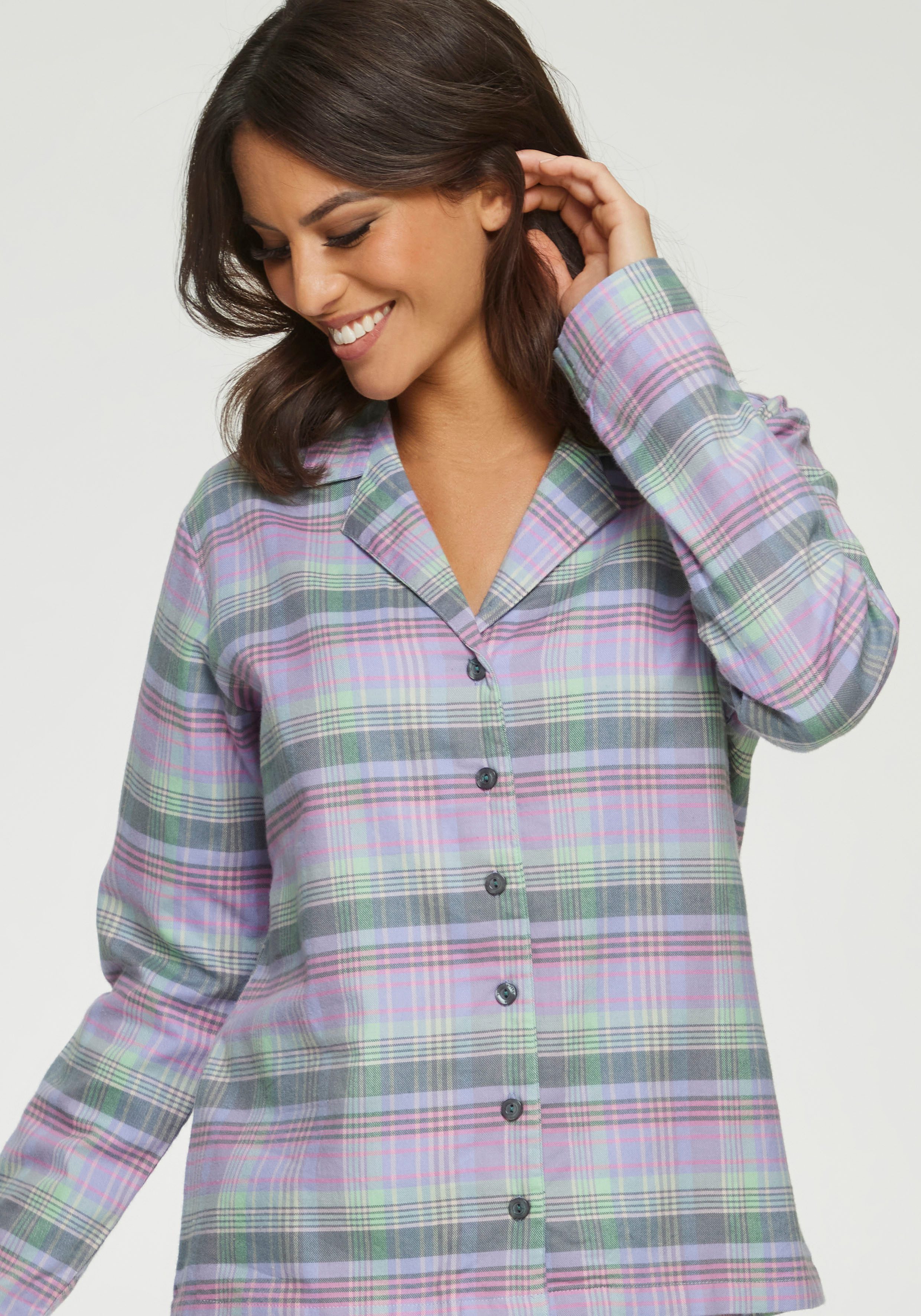 Vivance Dreams Pyjama van knuffelzacht flanel (2-delig)