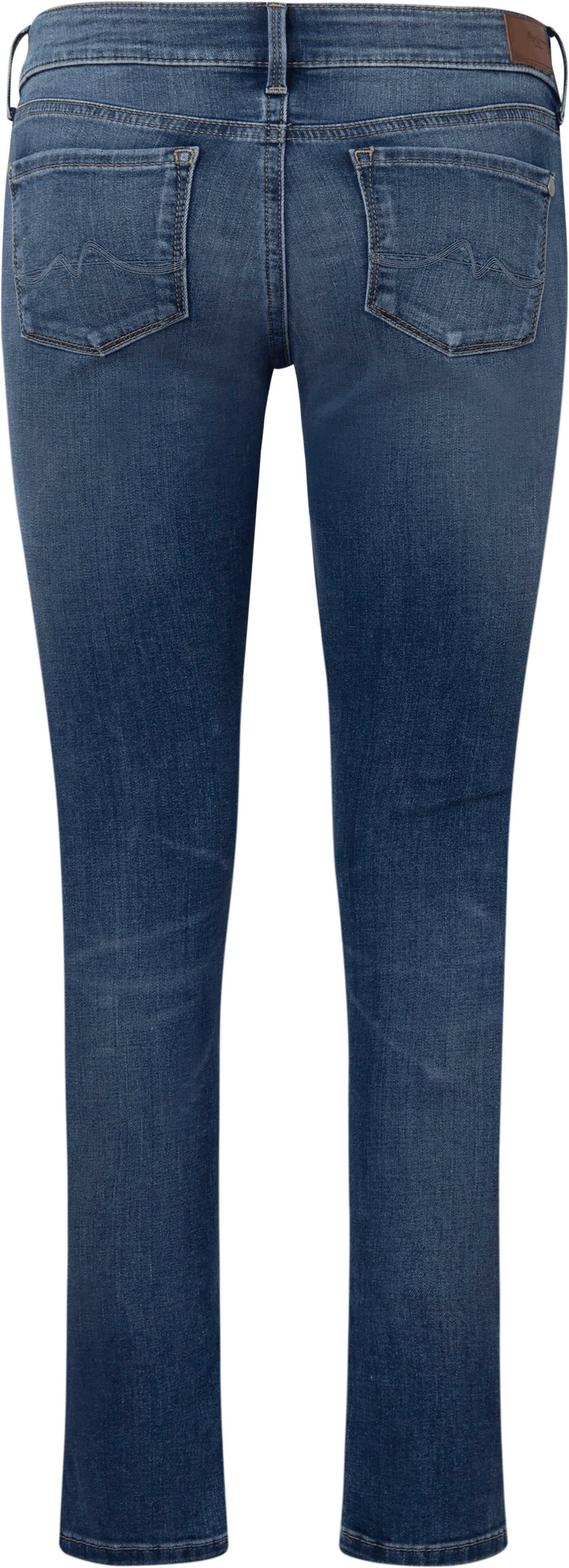 Pepe Jeans Skinny fit jeans SOHO in 5-pocketsstijl met 1-knoop en stretchaandeel