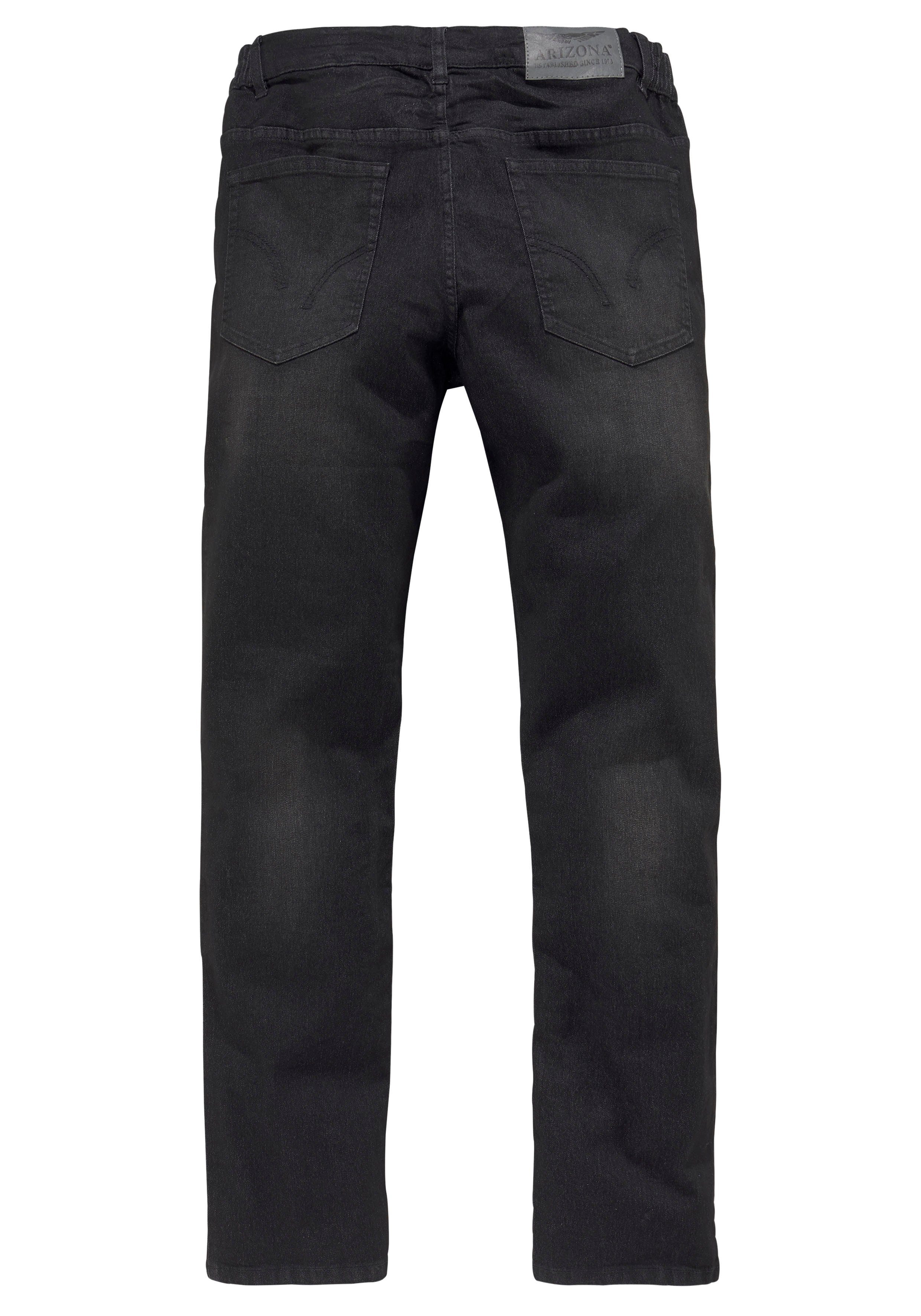 Arizona Jeans met elastische band Paul elastische tailleband, comfort-fit, rechte pijpsnit