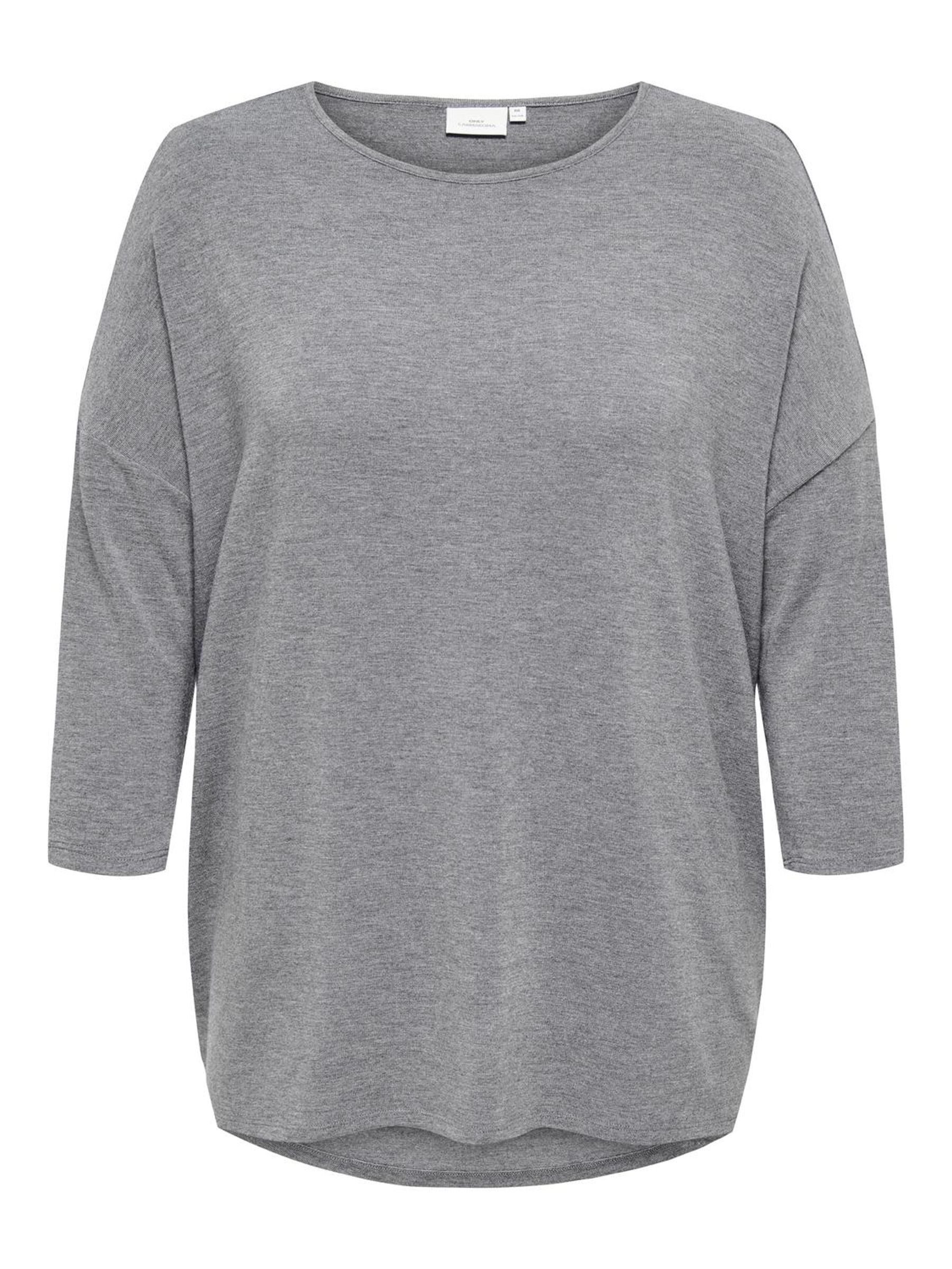 ONLY CARMAKOMA Shirt met 3/4-mouwen CARLAMOUR 3/4 TOP JRS NOOS