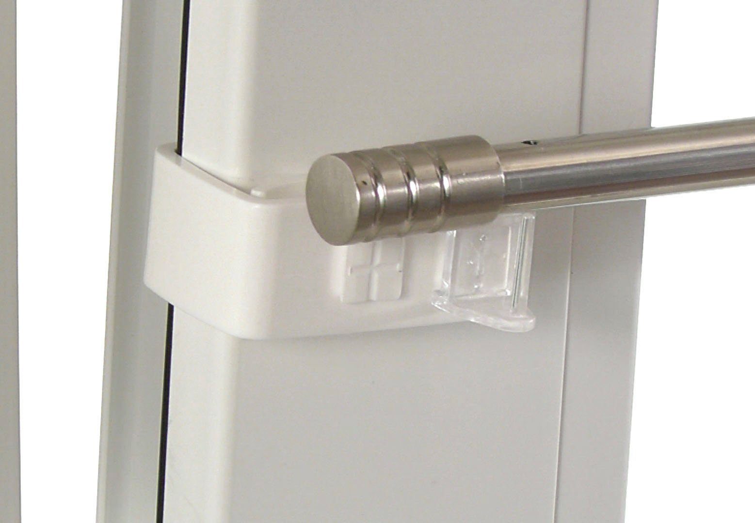 GARDINIA Gordijnroedehouder Klemsteun Easy Click vitrage (2 stuks)