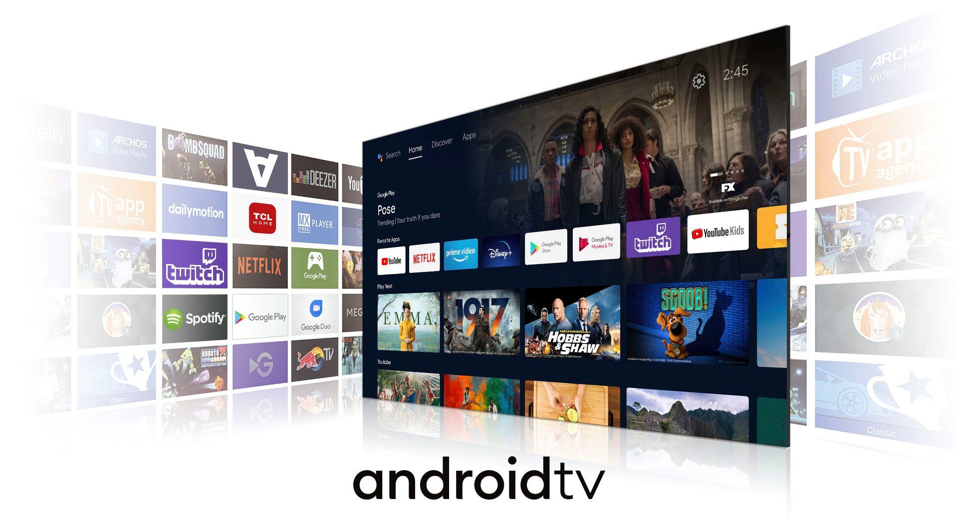 TCL Led-TV 32S5203, 81 cm / 32", HD ready, Smart TV - Android TV