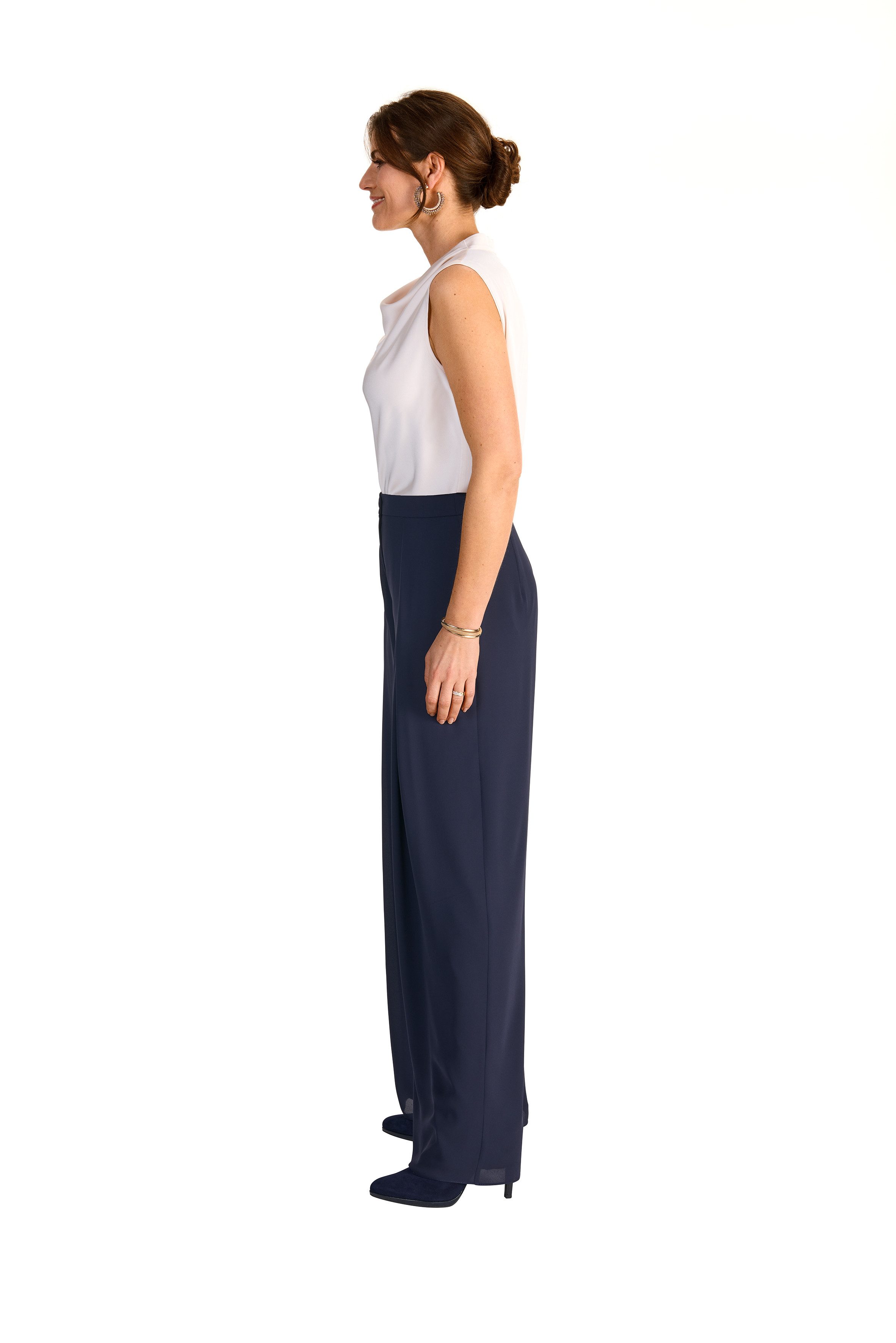 HERMANN LANGE Collection Stoffen broek in culotte-stijl