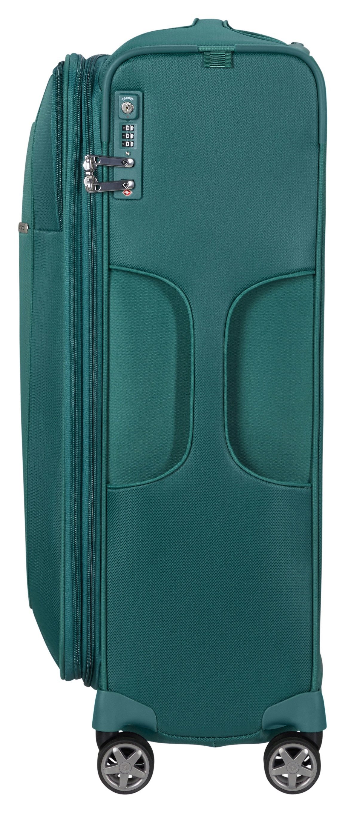 Samsonite Zachte bagage trolley D'LITE Harde koffer reiskoffer TSA-cijferslot in klassiek ontwerp